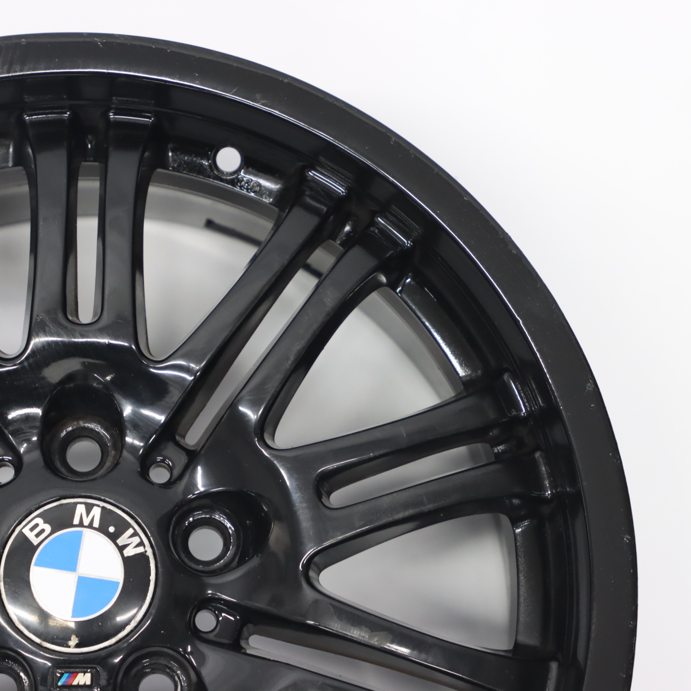 BMW E46 M3 Black Front Alloy Wheel 18" 8J ET:47 M Double Spoke 67 2229950