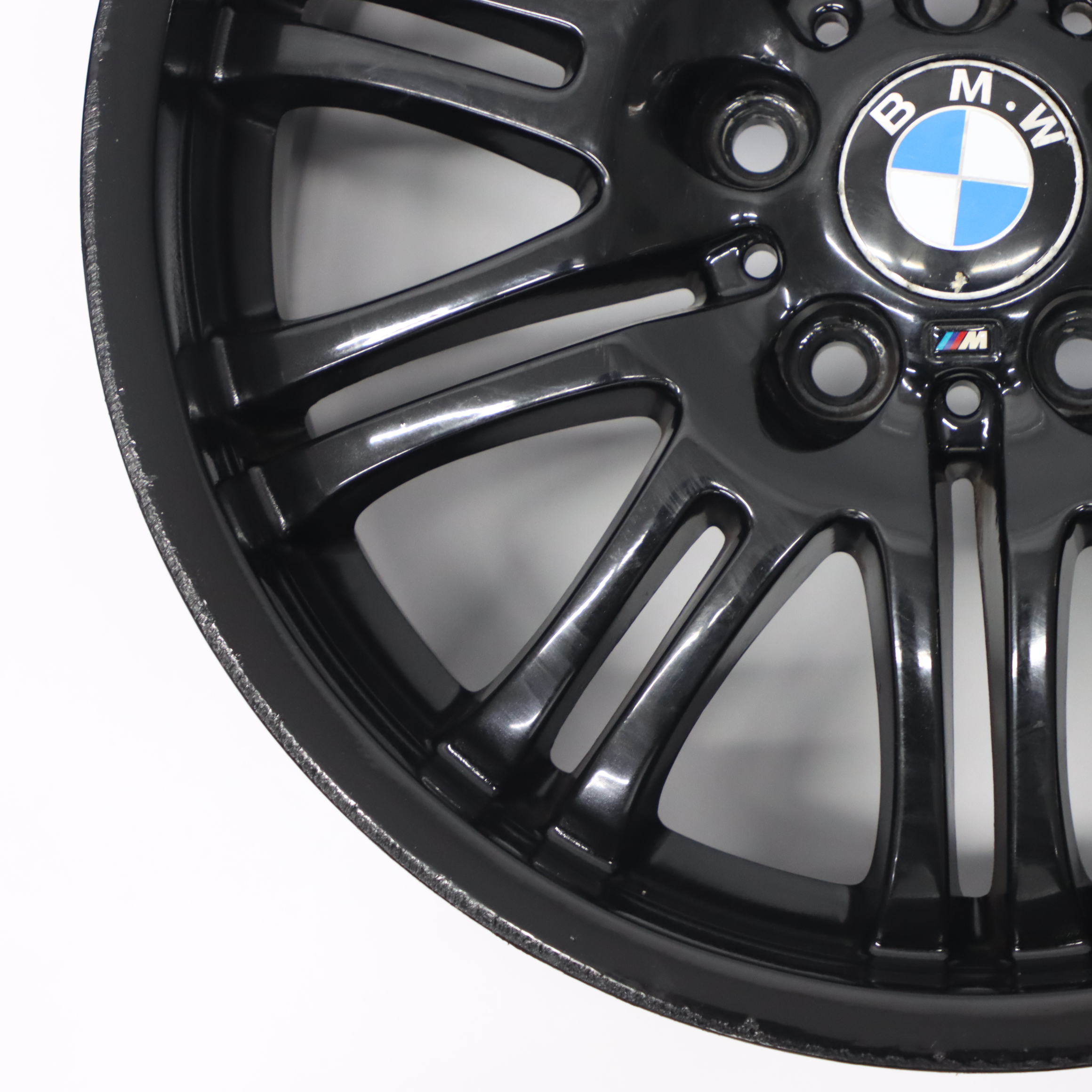 BMW E46 M3 Black Front Alloy Wheel 18" 8J ET:47 M Double Spoke 67 2229950