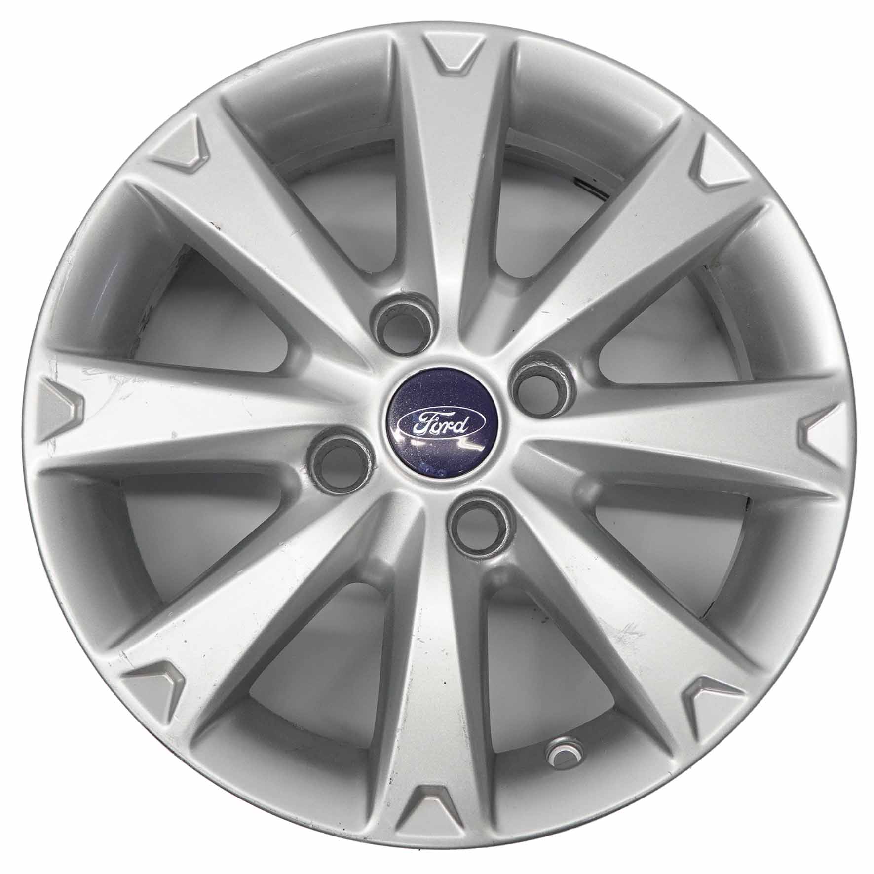 Ford Fiesta MK7 Silver Alloy Wheel Rim 15" 6J ET:47,5 7-Hole 8V21-1007-GA