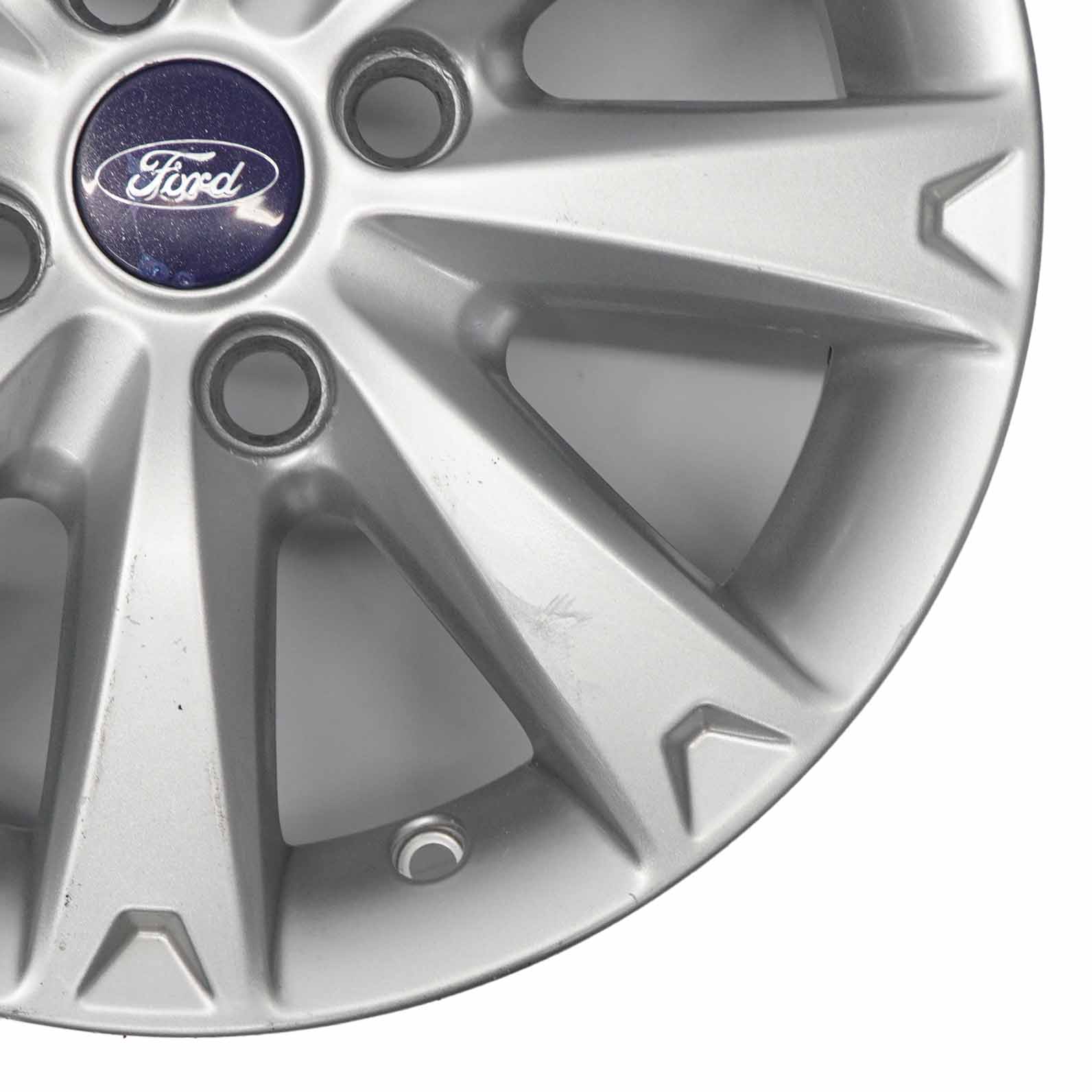 Ford Fiesta MK7 Silver Alloy Wheel Rim 15" 6J ET:47,5 7-Hole 8V21-1007-GA