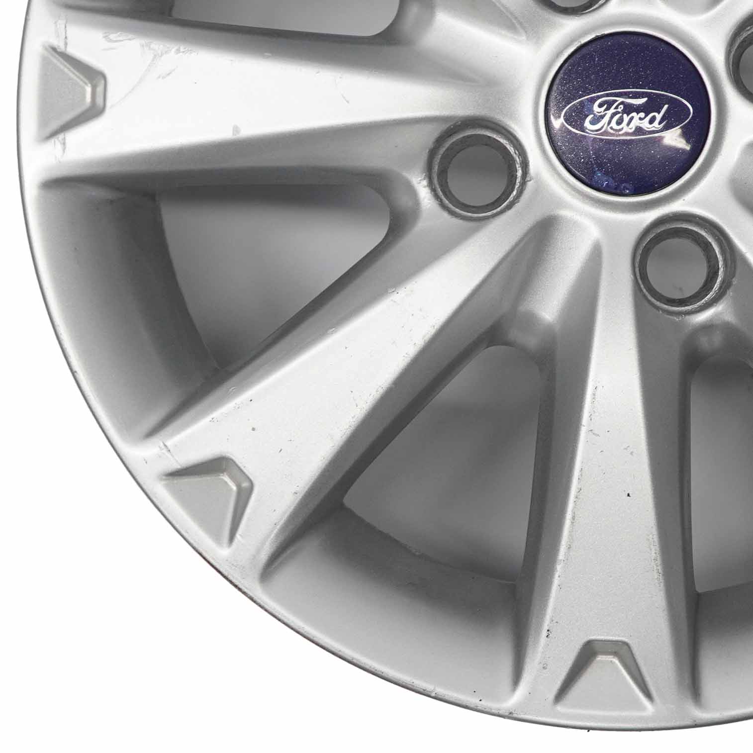 Ford Fiesta MK7 Silver Alloy Wheel Rim 15" 6J ET:47,5 7-Hole 8V21-1007-GA