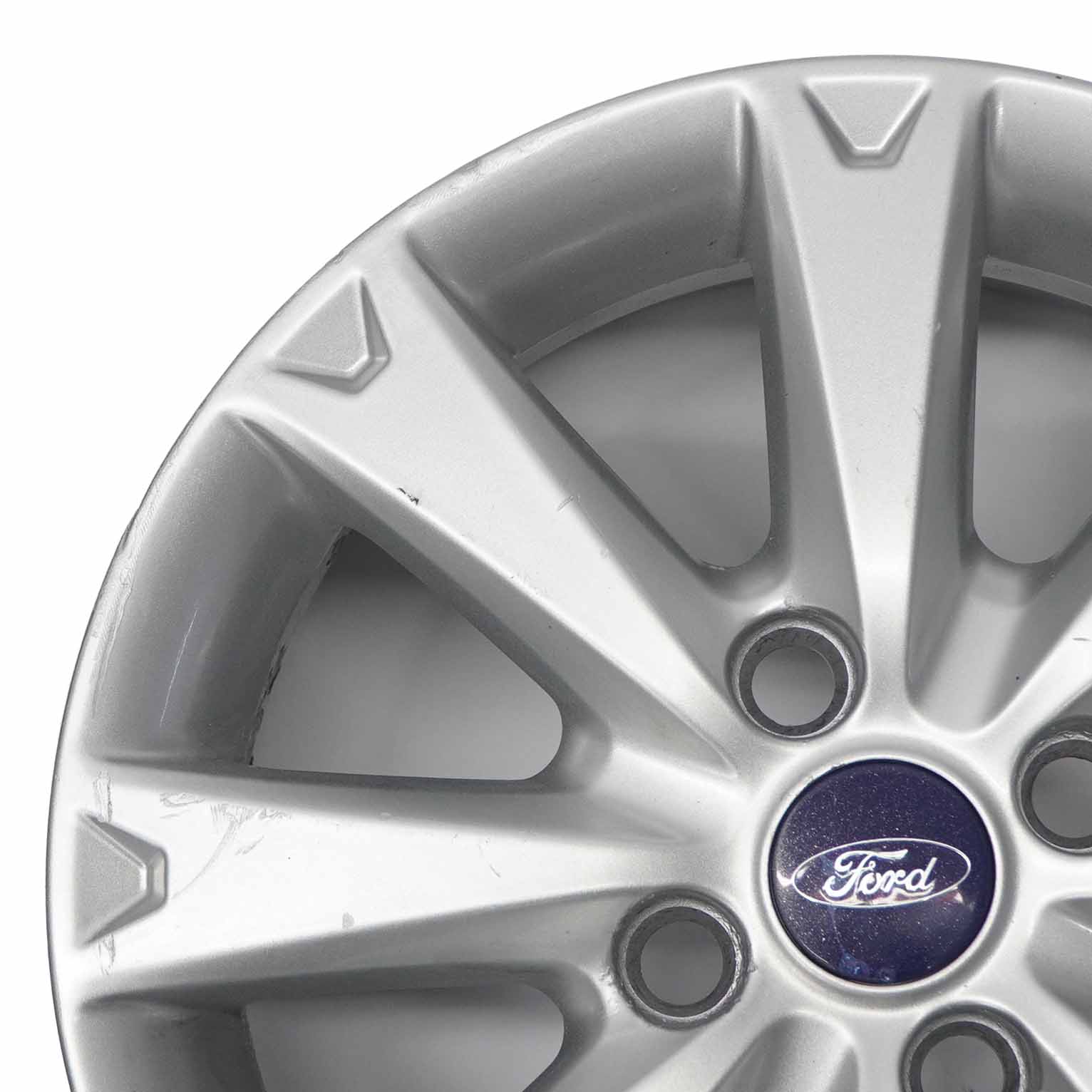 Ford Fiesta MK7 Silver Alloy Wheel Rim 15" 6J ET:47,5 7-Hole 8V21-1007-GA