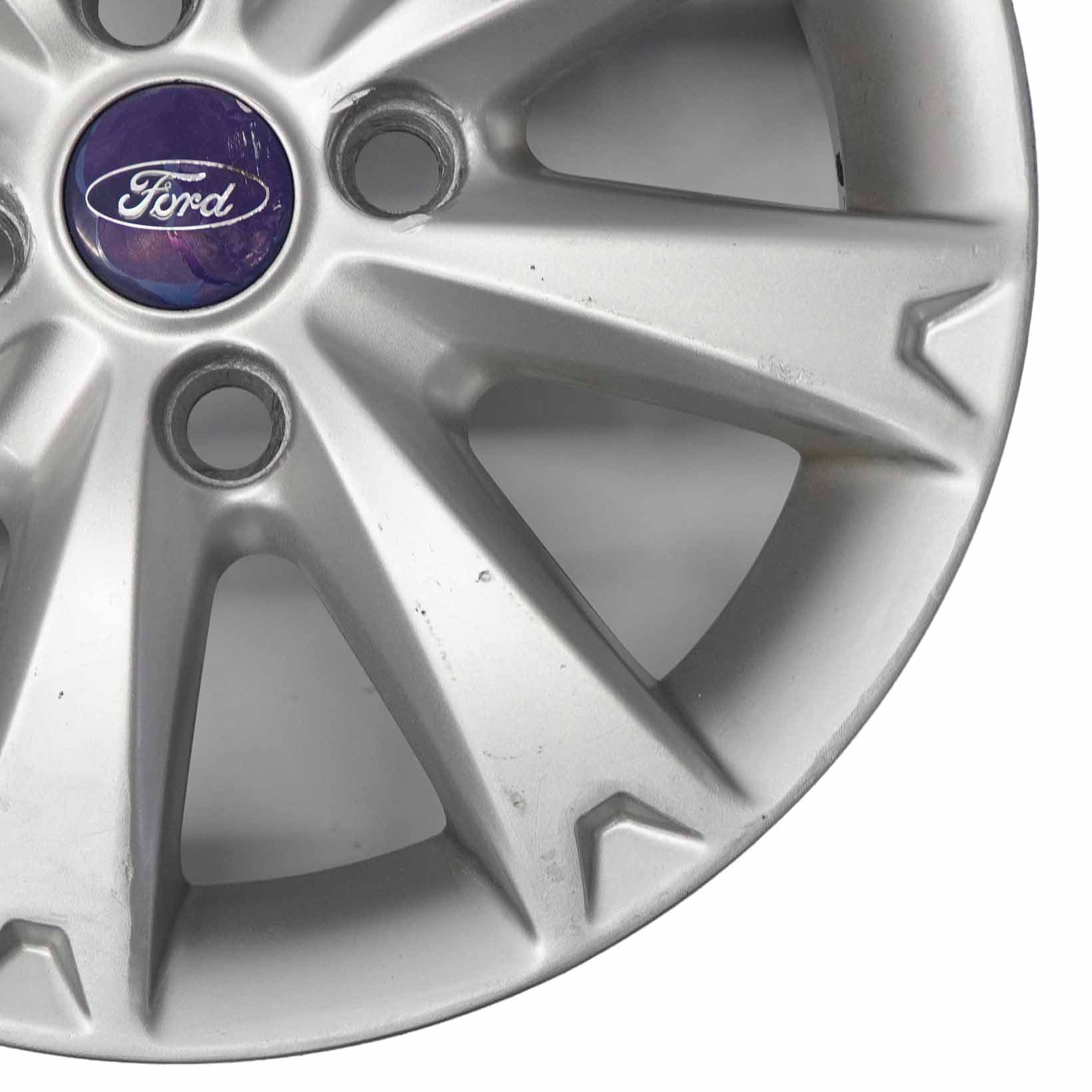 Ford Fiesta MK7 Silver Alloy Wheel Rim 15" 6J ET:47,5 7-Hole 8V21-1007-GA