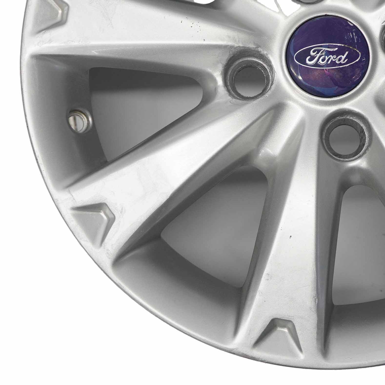 Ford Fiesta MK7 Silver Alloy Wheel Rim 15" 6J ET:47,5 7-Hole 8V21-1007-GA