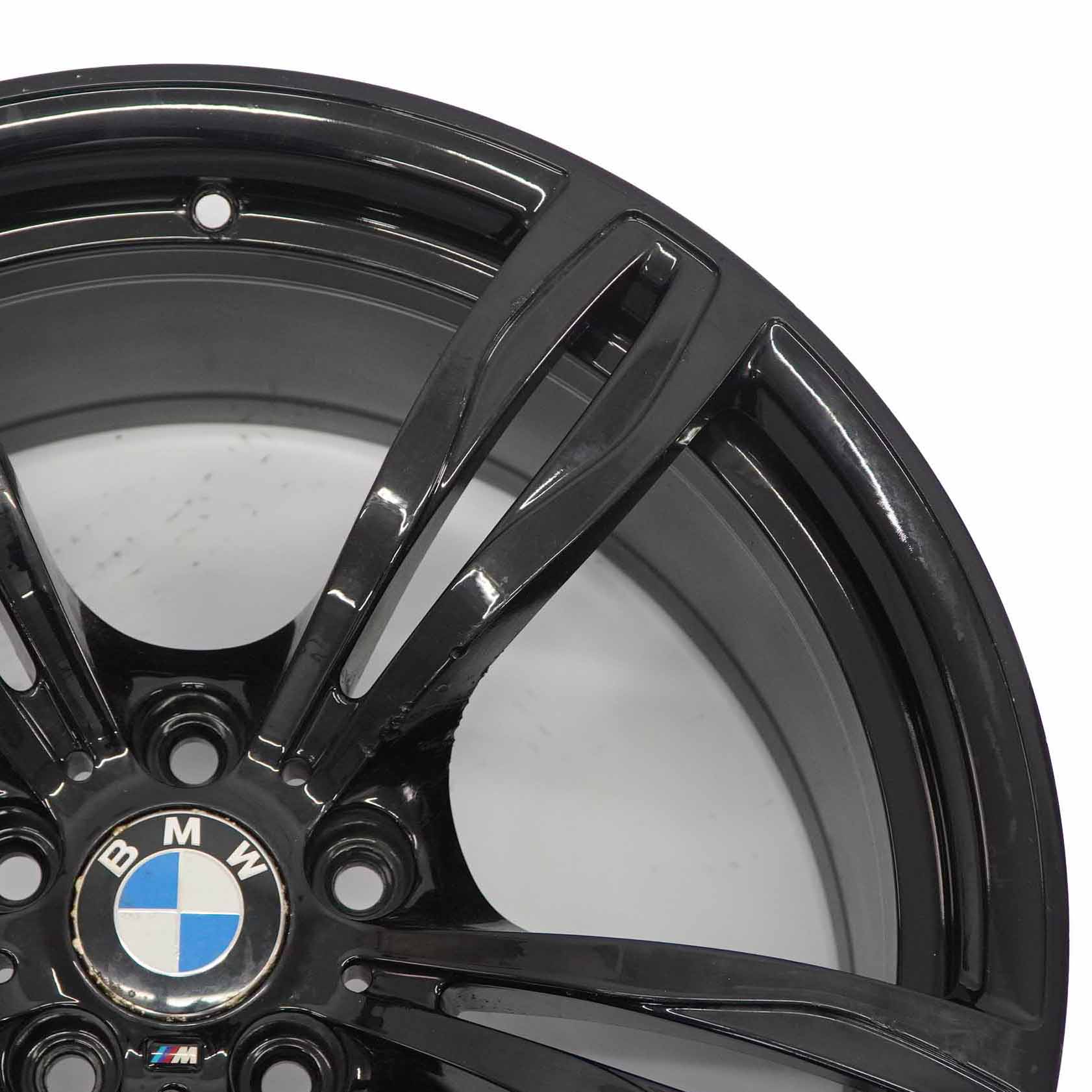 BMW F10 M5 Black Alloy Wheel Rim 20" M Double Spoke 343 10J 2283401