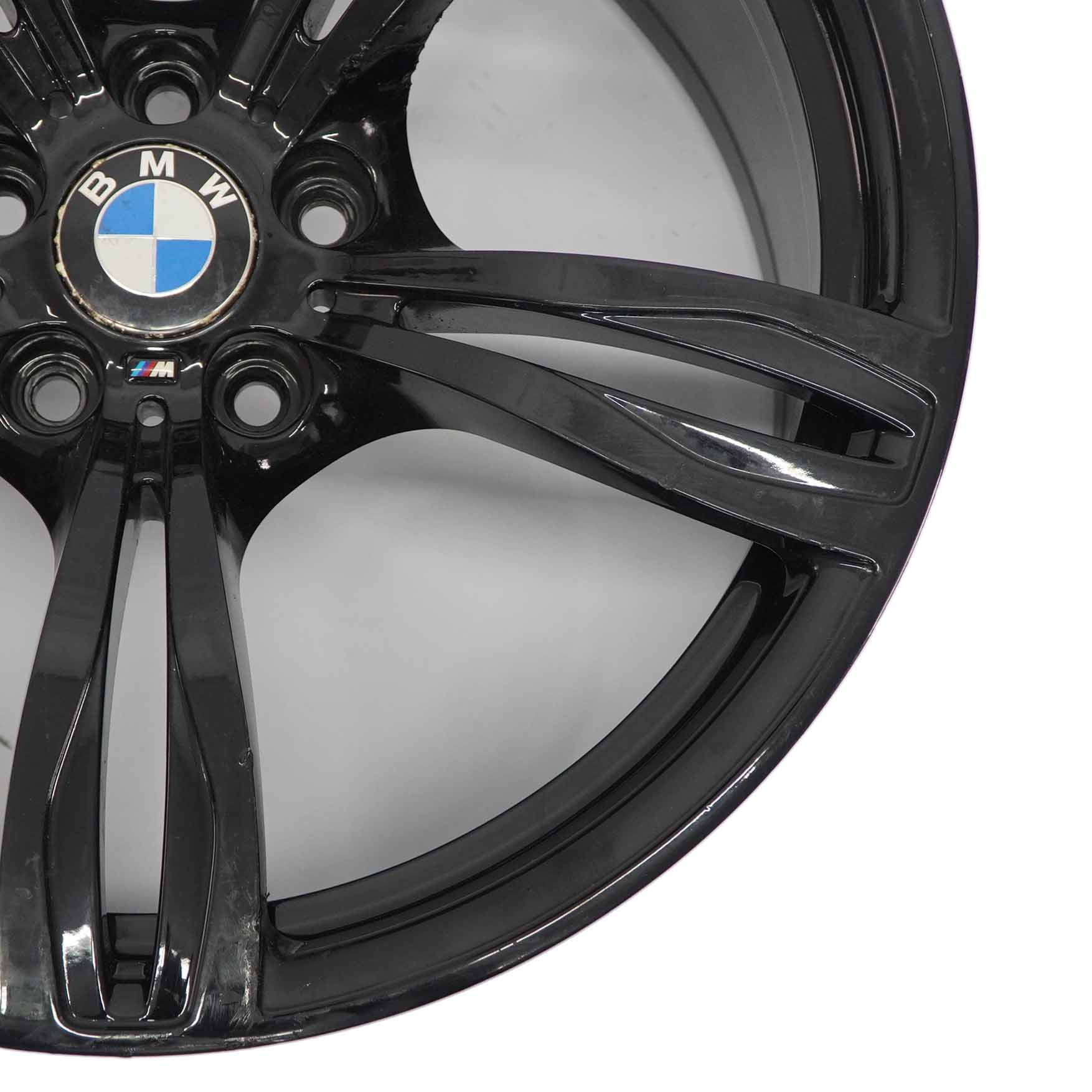 BMW F10 M5 Black Alloy Wheel Rim 20" M Double Spoke 343 10J 2283401