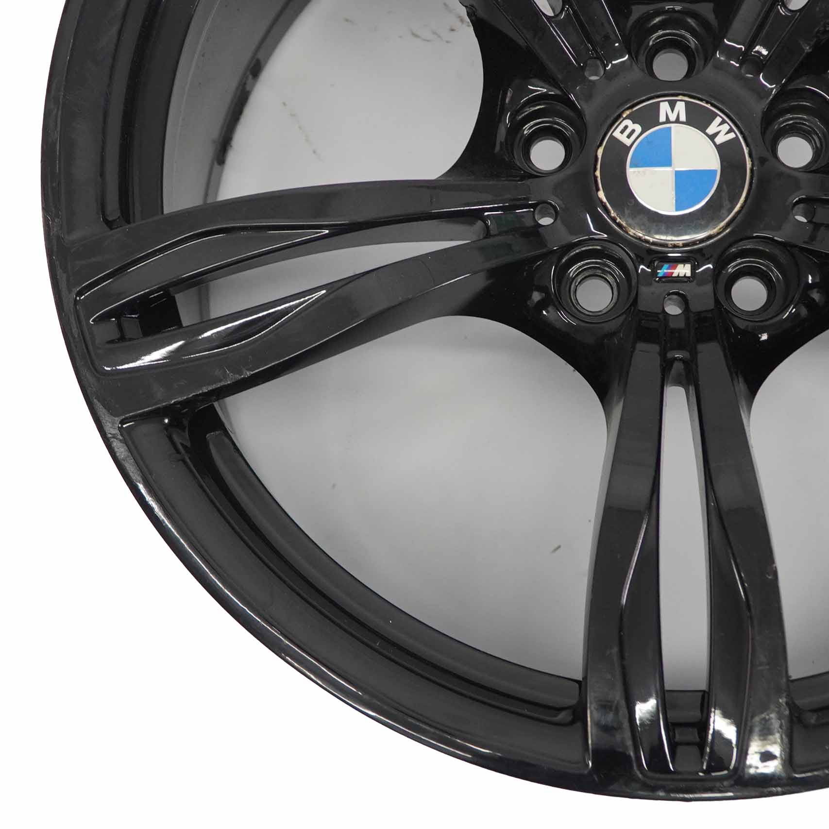 BMW F10 M5 Black Alloy Wheel Rim 20" M Double Spoke 343 10J 2283401