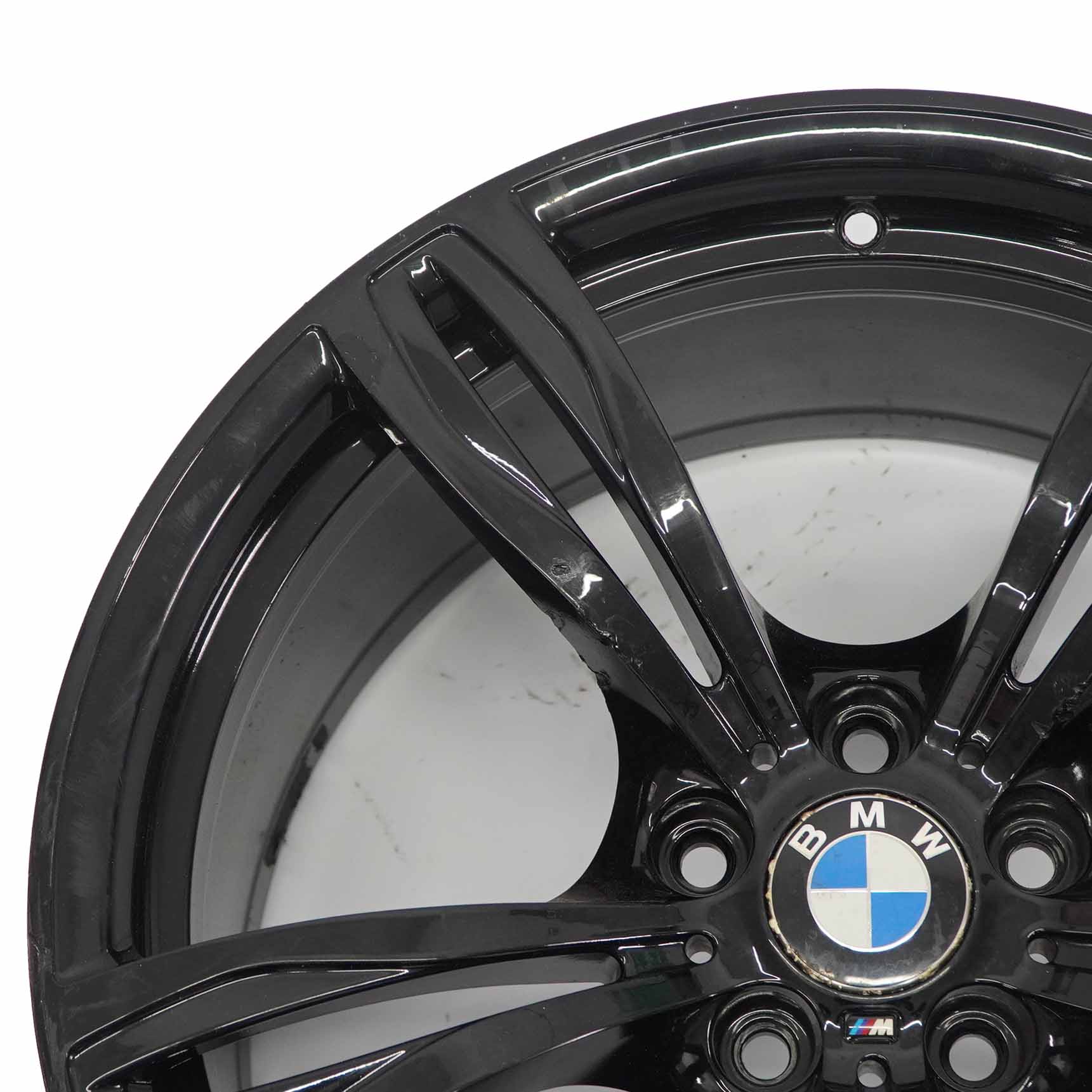 BMW F10 M5 Black Alloy Wheel Rim 20" M Double Spoke 343 10J 2283401