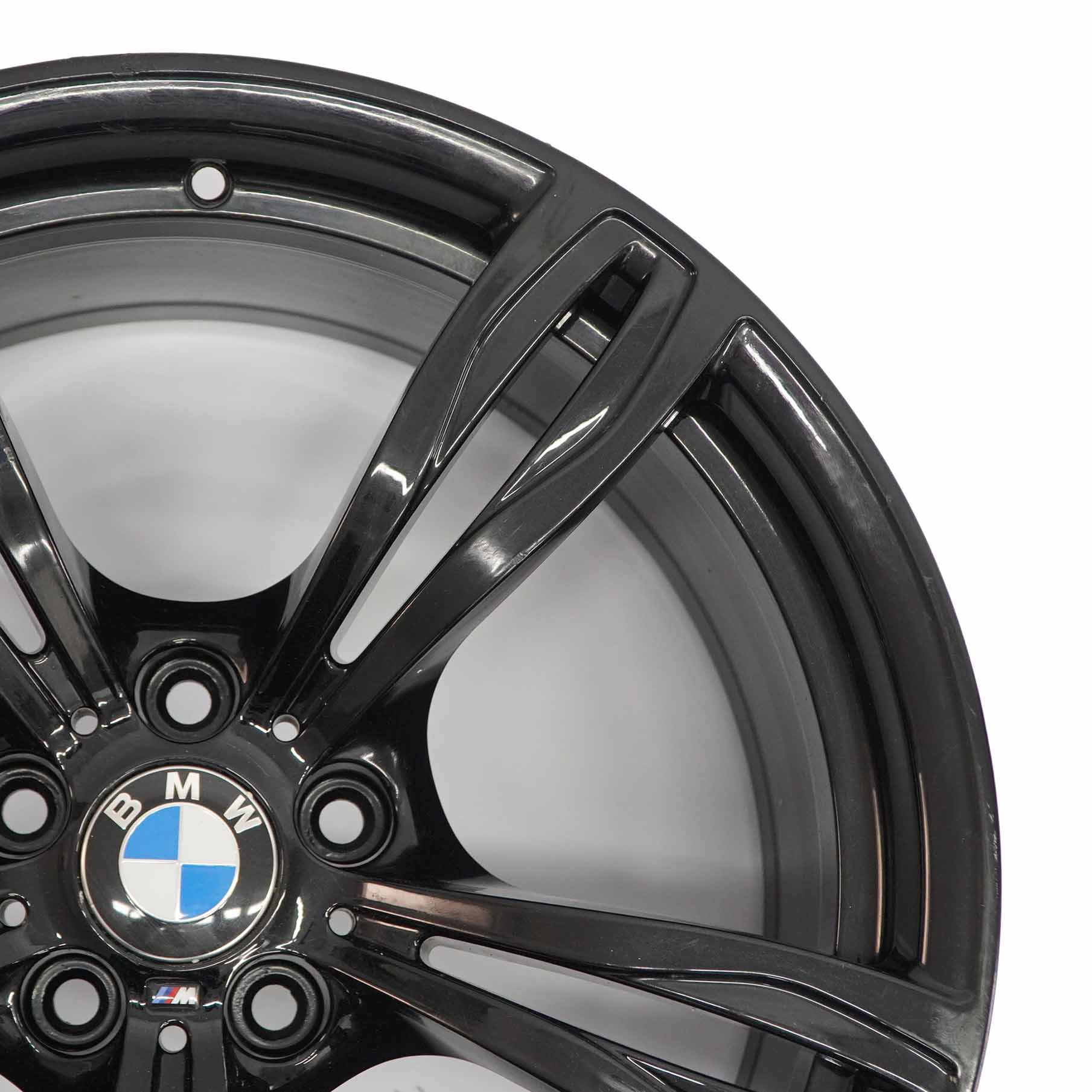 BMW F10 M5 Black Alloy Wheel Rim 20" M Double Spoke 343 10J 2283401