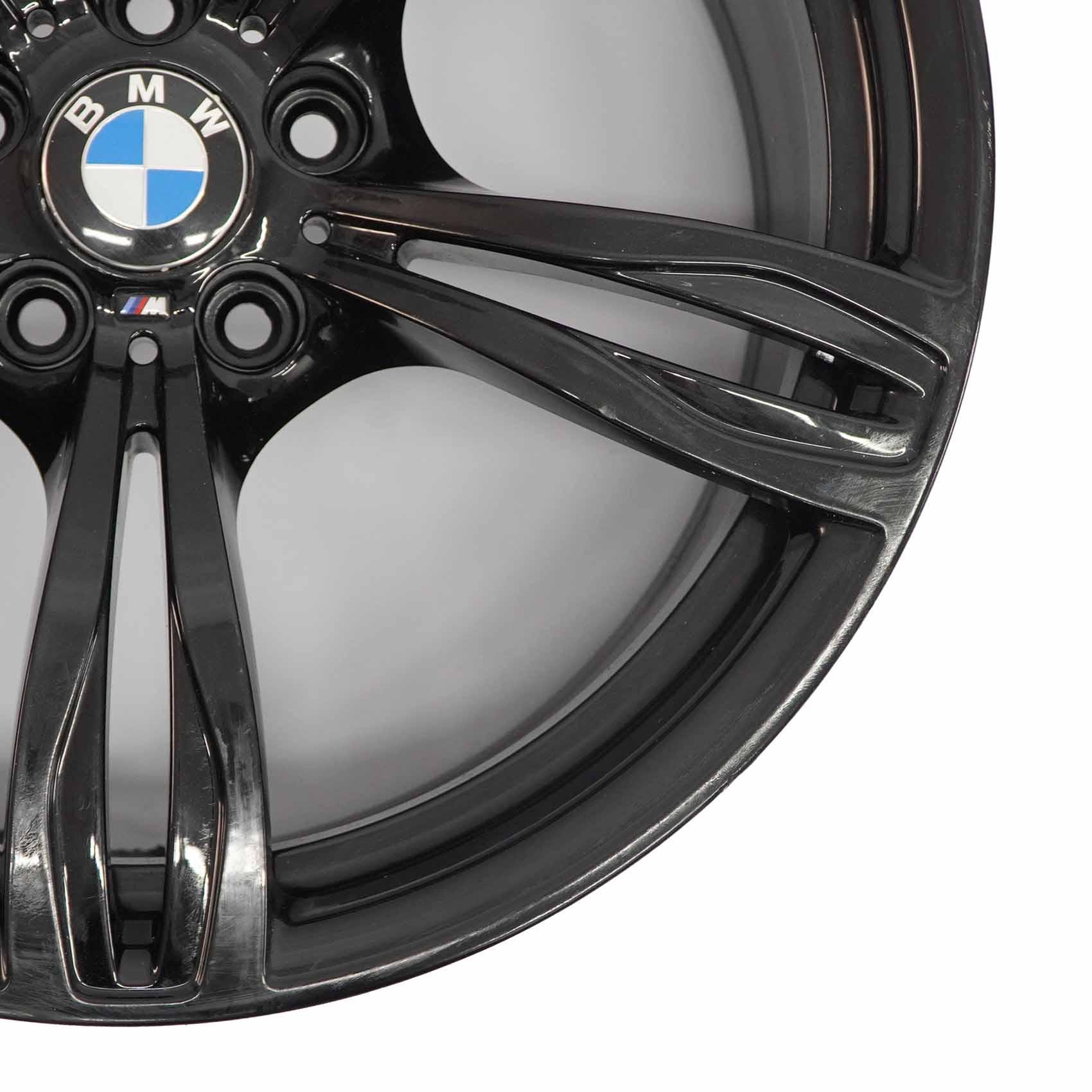 BMW F10 M5 Black Alloy Wheel Rim 20" M Double Spoke 343 10J 2283401