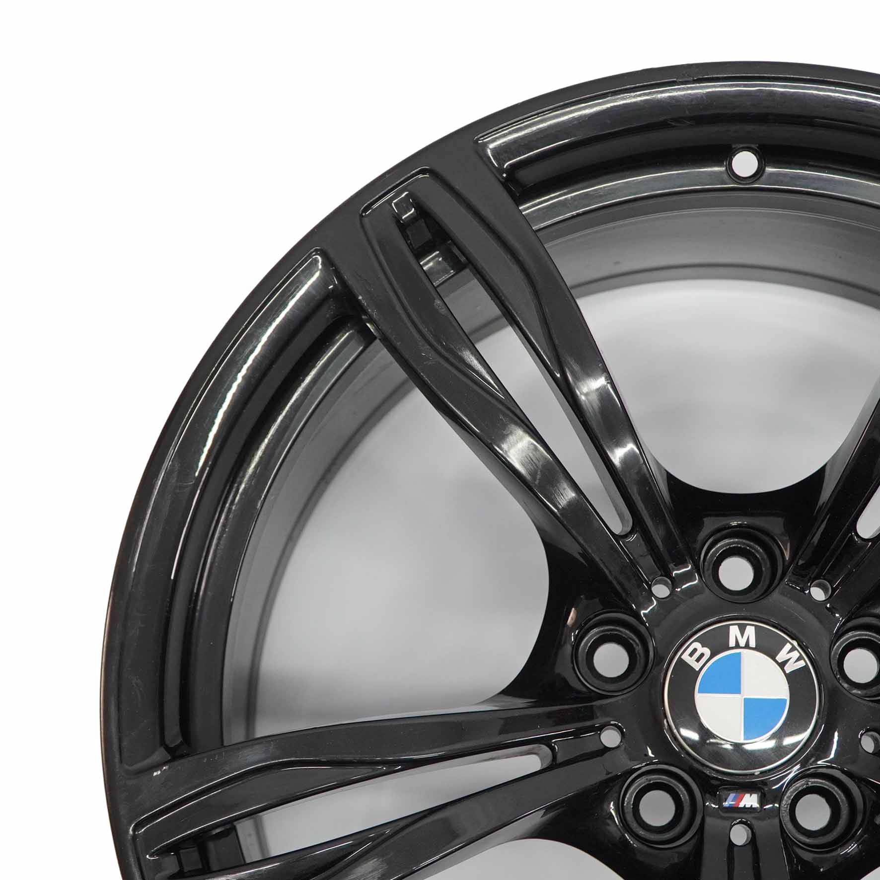 BMW F10 M5 Black Alloy Wheel Rim 20" M Double Spoke 343 10J 2283401