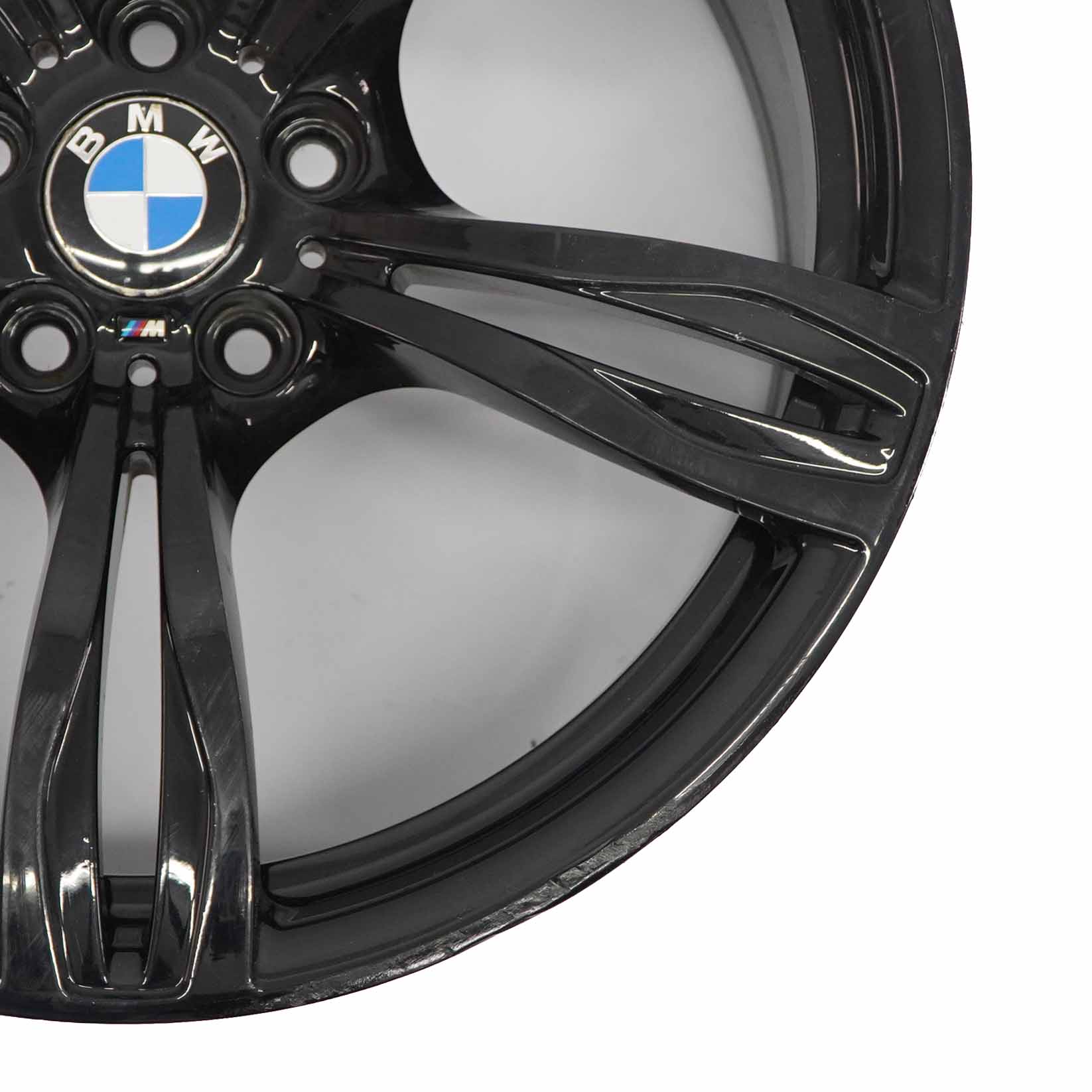 BMW F10 M5 Black Alloy Wheel Rim 20" M Double Spoke 343 10J 2283401