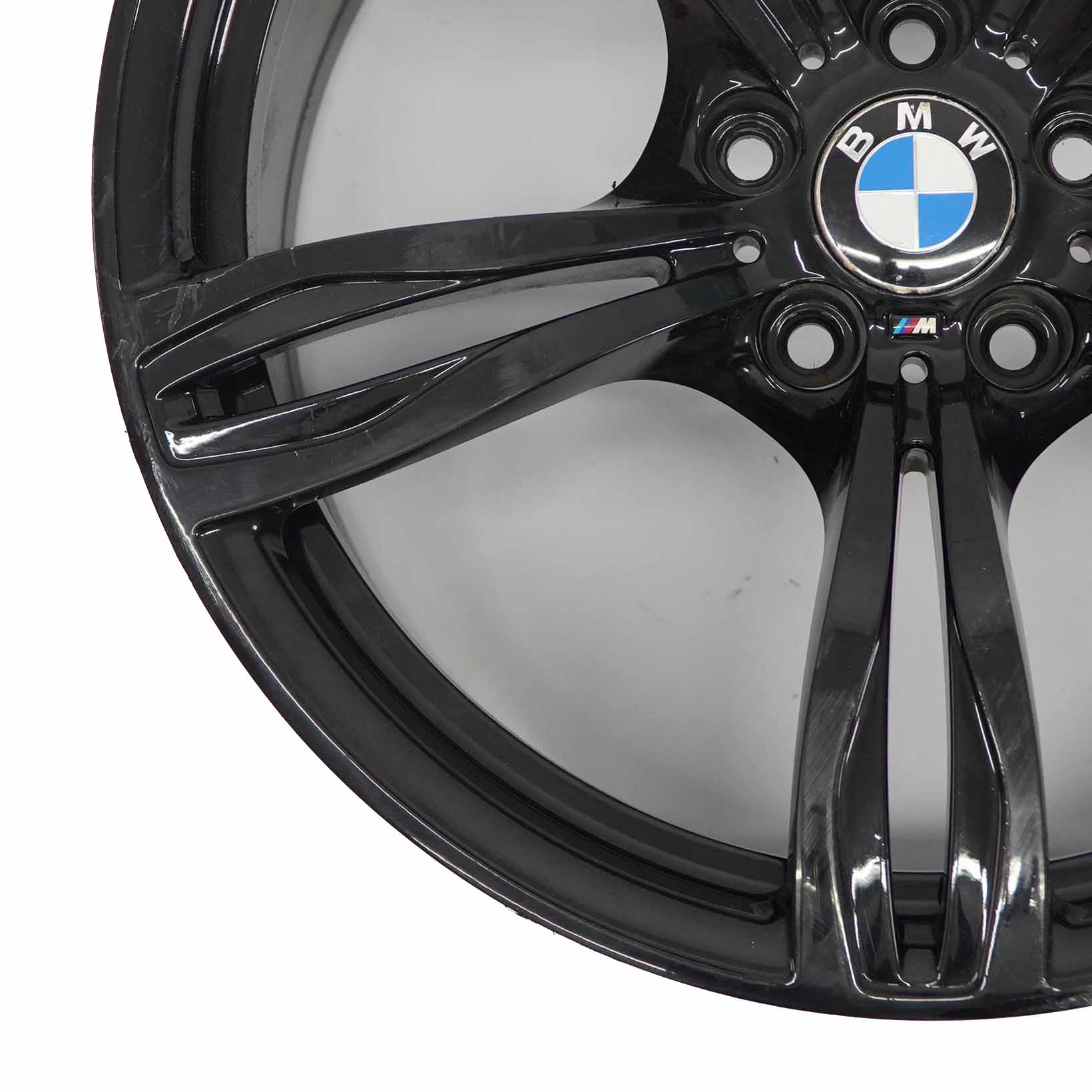 BMW F10 M5 Black Alloy Wheel Rim 20" M Double Spoke 343 10J 2283401