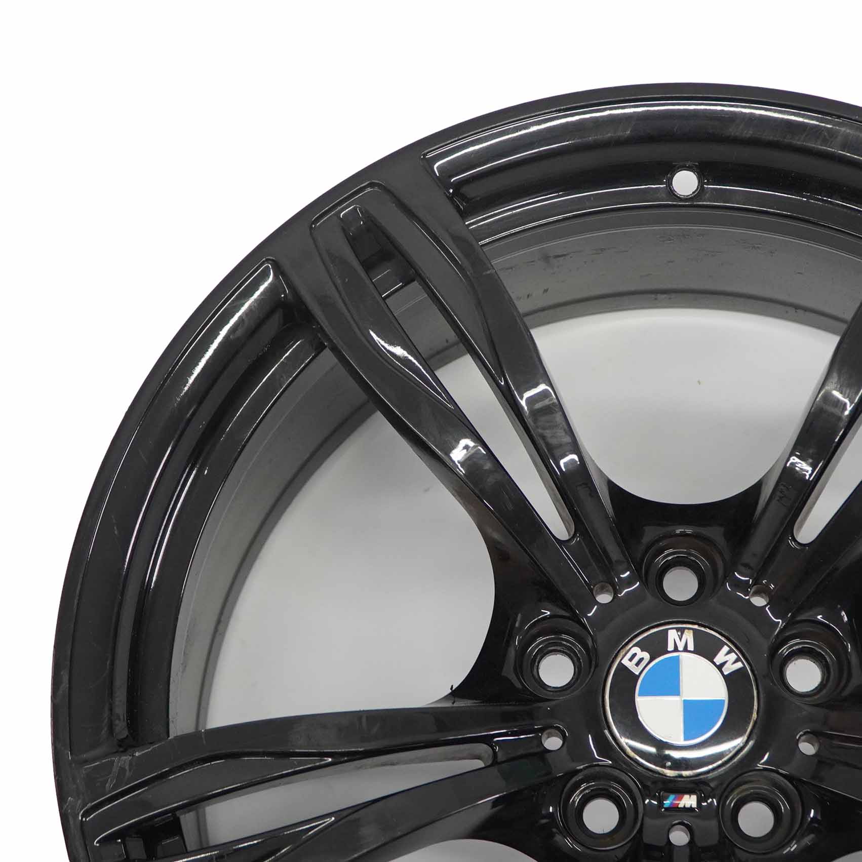 BMW F10 M5 Black Alloy Wheel Rim 20" M Double Spoke 343 10J 2283401