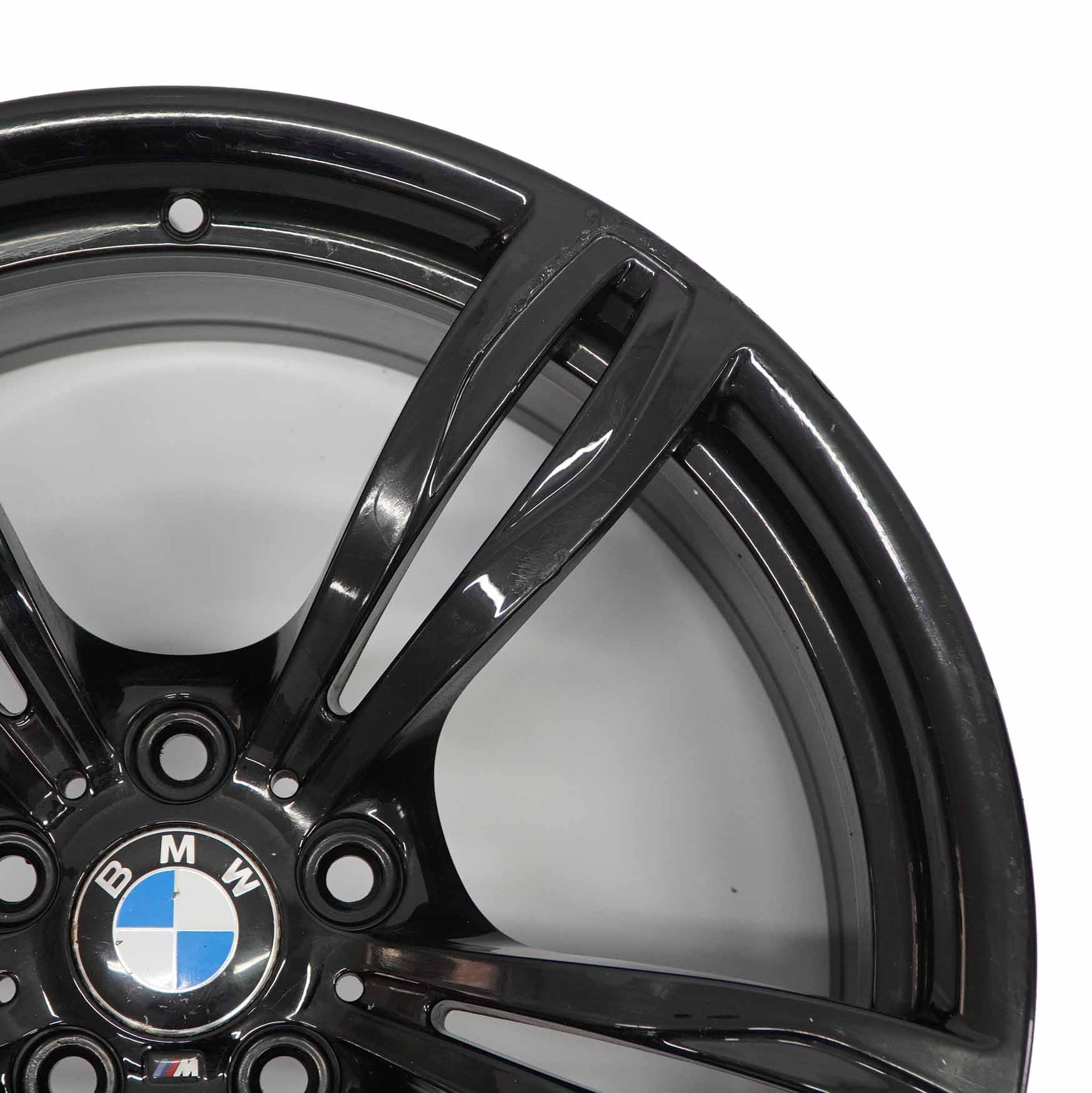 BMW F10 M5 Black Alloy Wheel Rim 20" M Double Spoke 343 9J ET:32 2283999