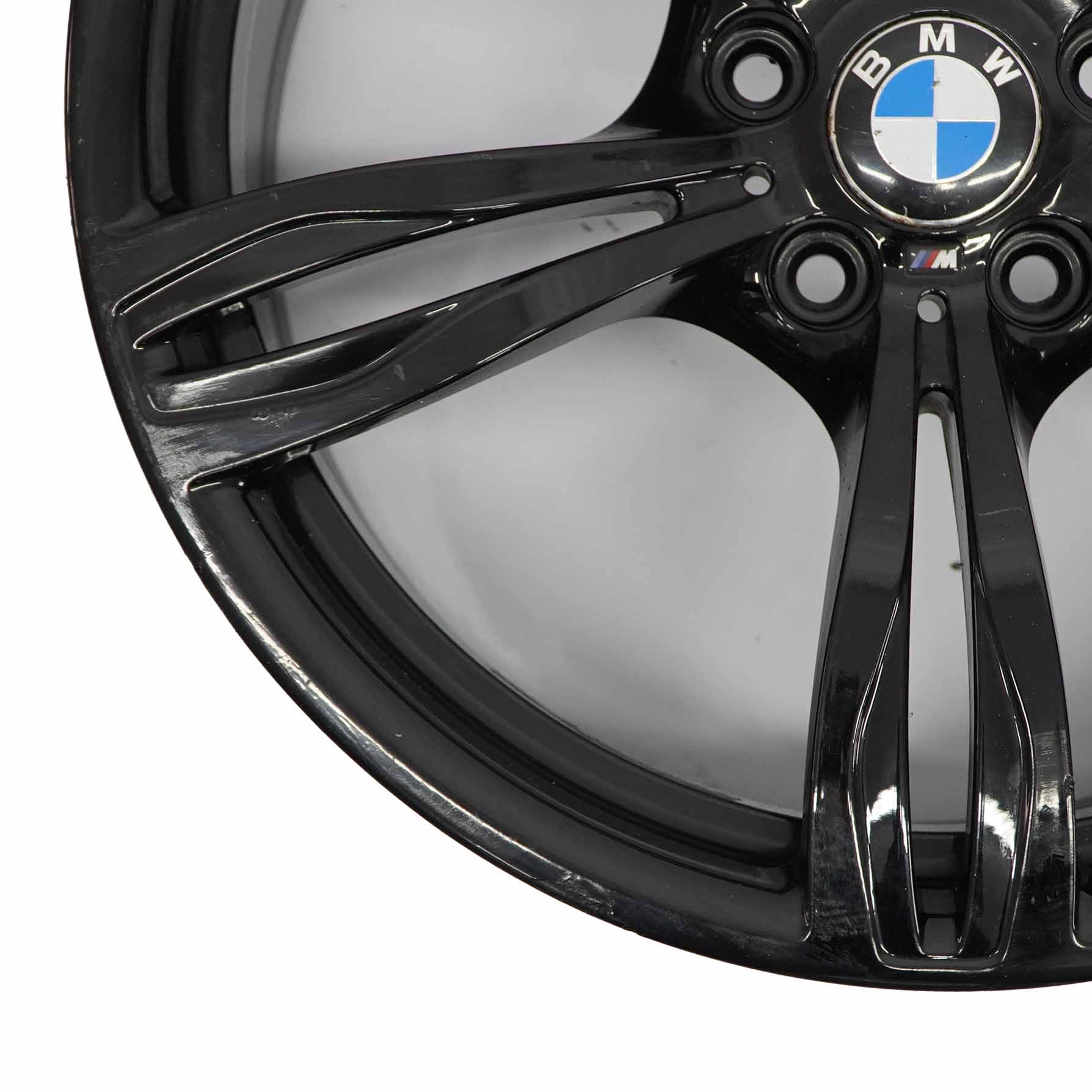 BMW F10 M5 Black Alloy Wheel Rim 20" M Double Spoke 343 9J ET:32 2283999