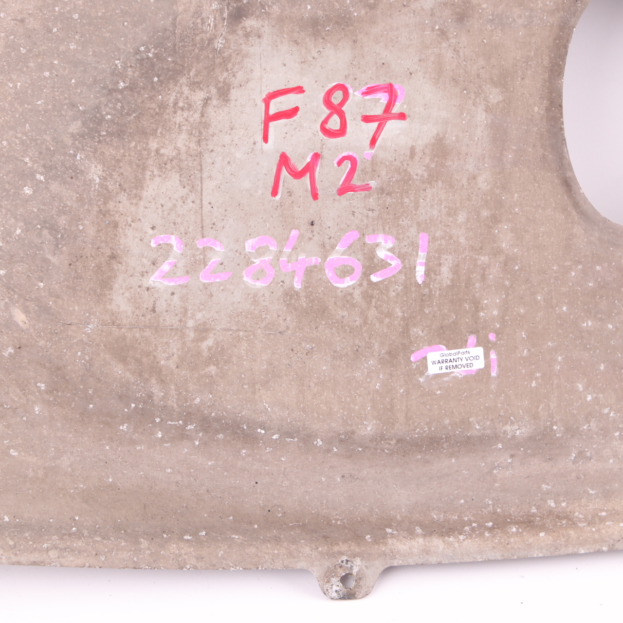 Underbody Panel BMW F82 M2 F80 M3 Front Axle Protection Stiffening Plate 2284631