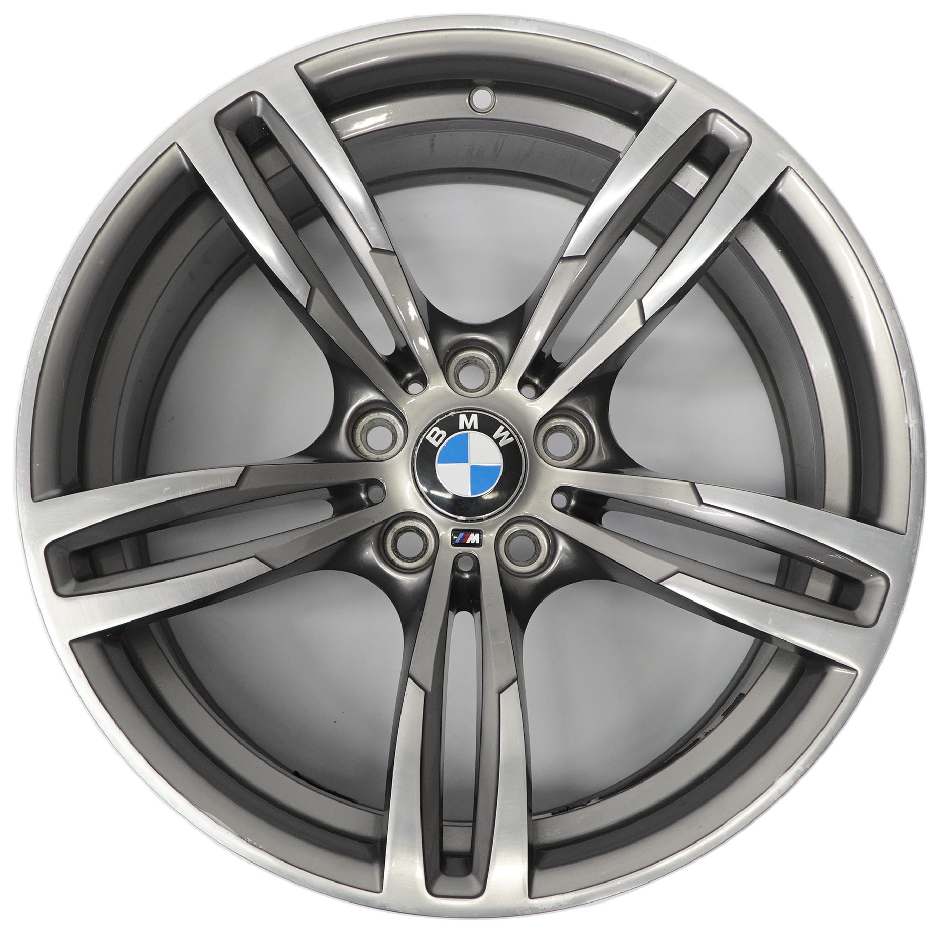 BMW F80 M3 F82 M4 Rear Ferric Grey Wheel Alloy Rim M Double Spoke 437M 19" 10J