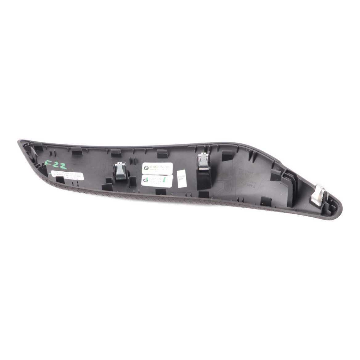 BMW F20 Handle Cover Interior Rear Right O/S Door Pull Carbon Fibre 2297176