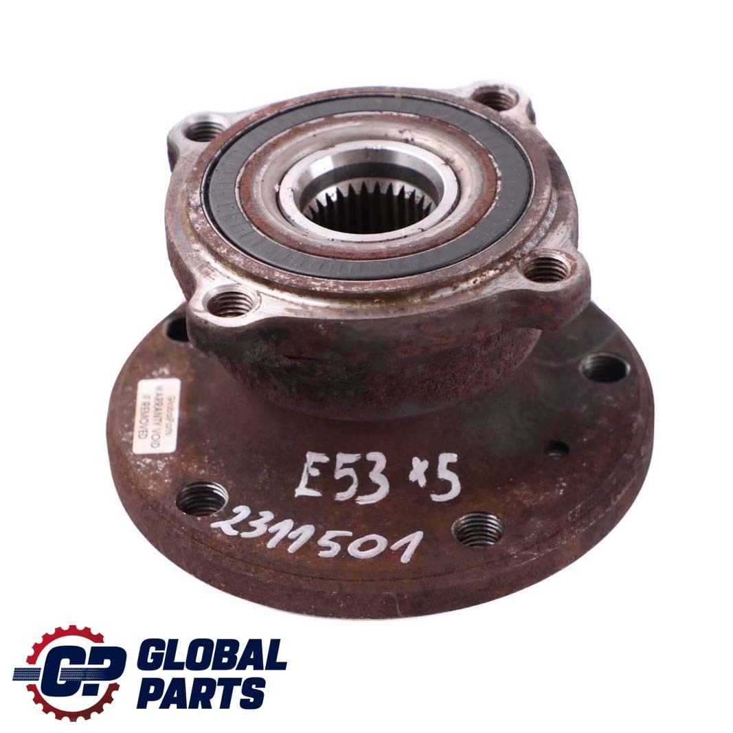 BMW X5 Series E53 M54 M62 Rear Axle Wheel Bearing Flange Hub Suspension 2311501