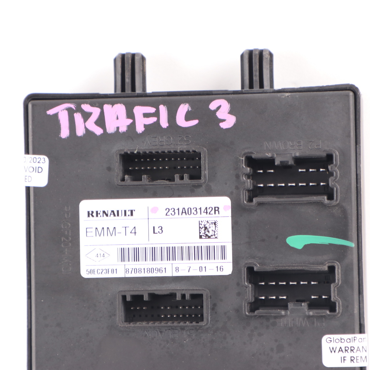 Renault Trafic 3 Vauxhall Vivaro B Control Unit Module ECU EMM-T4 231A03142R