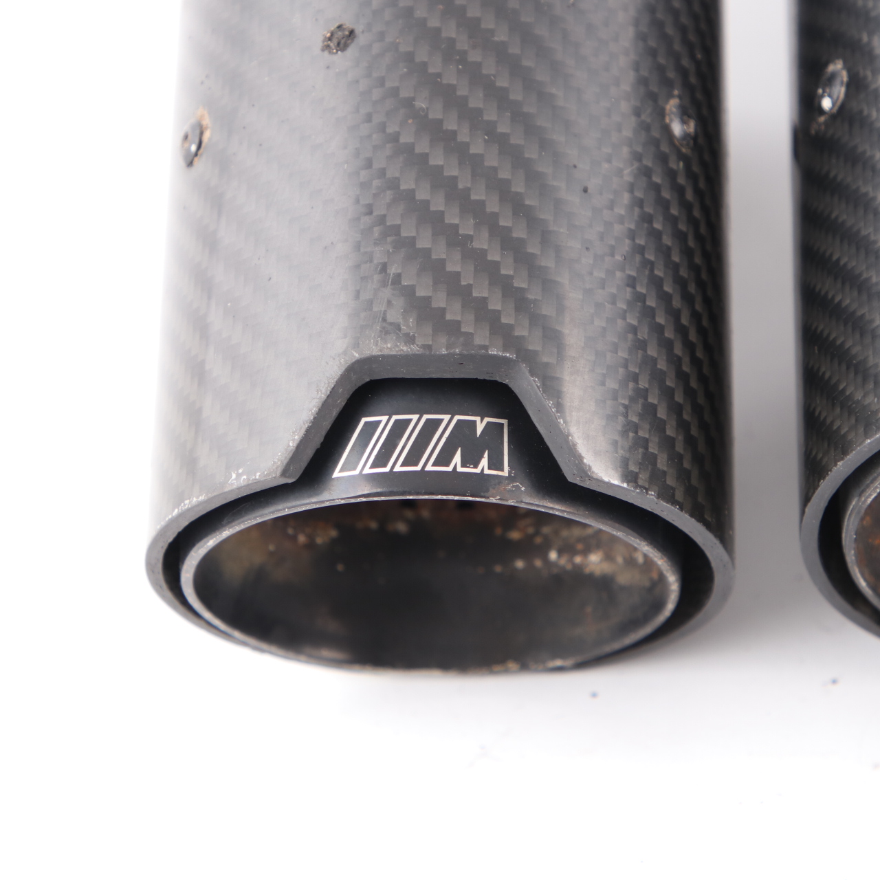 Exhaust Tips BMW F10 M5 F12 F13 M6 M Performance Muffler Pipe Black Carbon Set