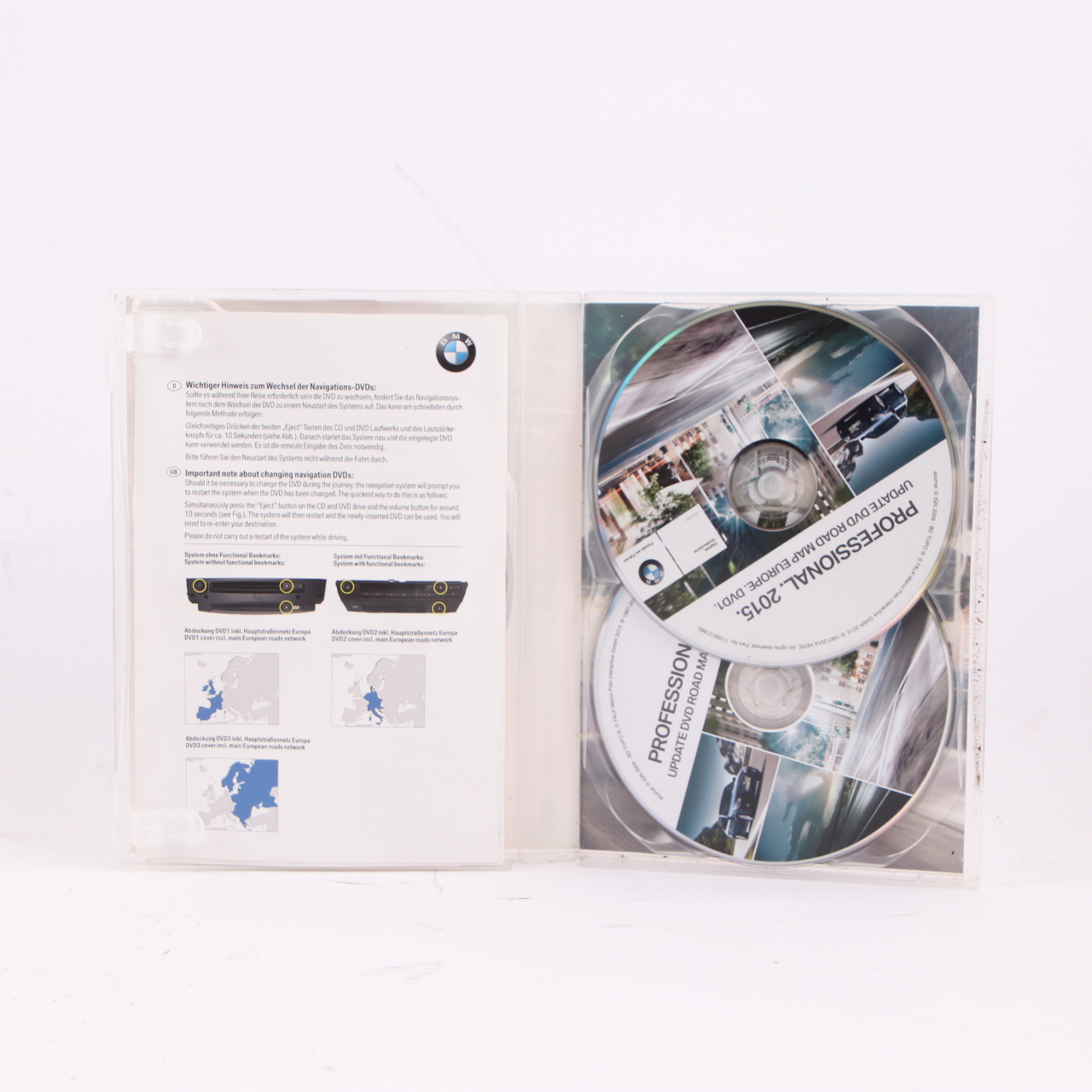 BMW Disc Professional Navigation 2015 Update DVD Road Map Europe 2350554