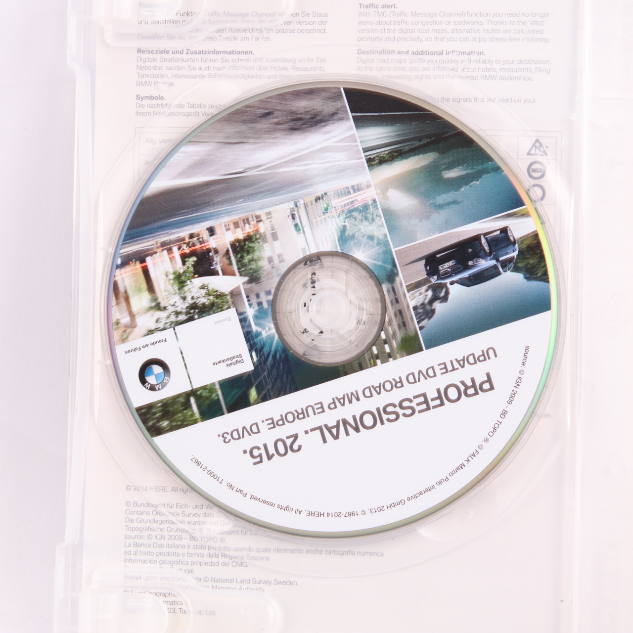 BMW Disc Professional Navigation 2015 Update DVD Road Map Europe 2350554