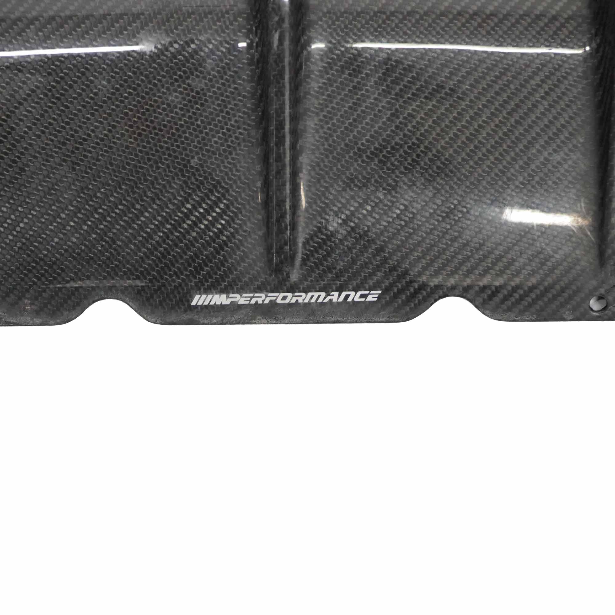 Bumper Diffuser BMW F87 M2 M Performance Carbon Rear Centre Trim Panel Covering