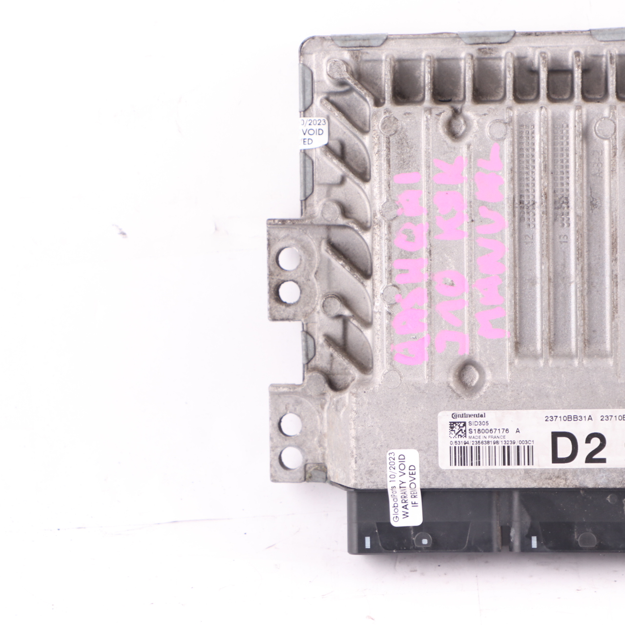 Nissan Qashqai M9R Engine ECU Control Unit Module 23710BB31A Manual