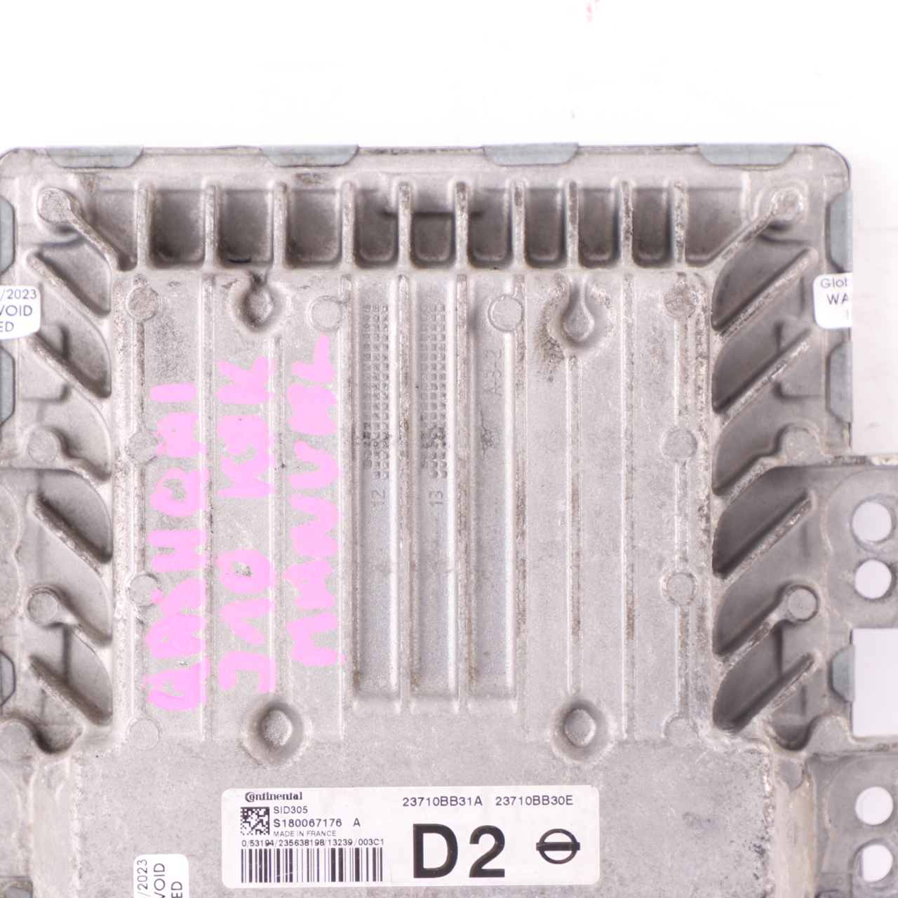 Nissan Qashqai M9R Engine ECU Control Unit Module 23710BB31A Manual