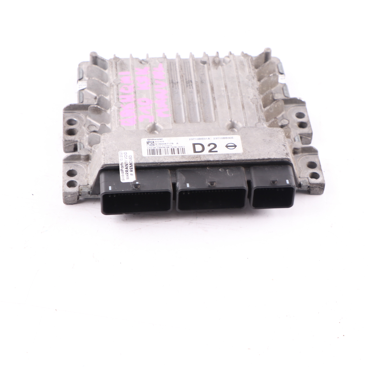 Nissan Qashqai M9R Engine ECU Control Unit Module 23710BB31A Manual