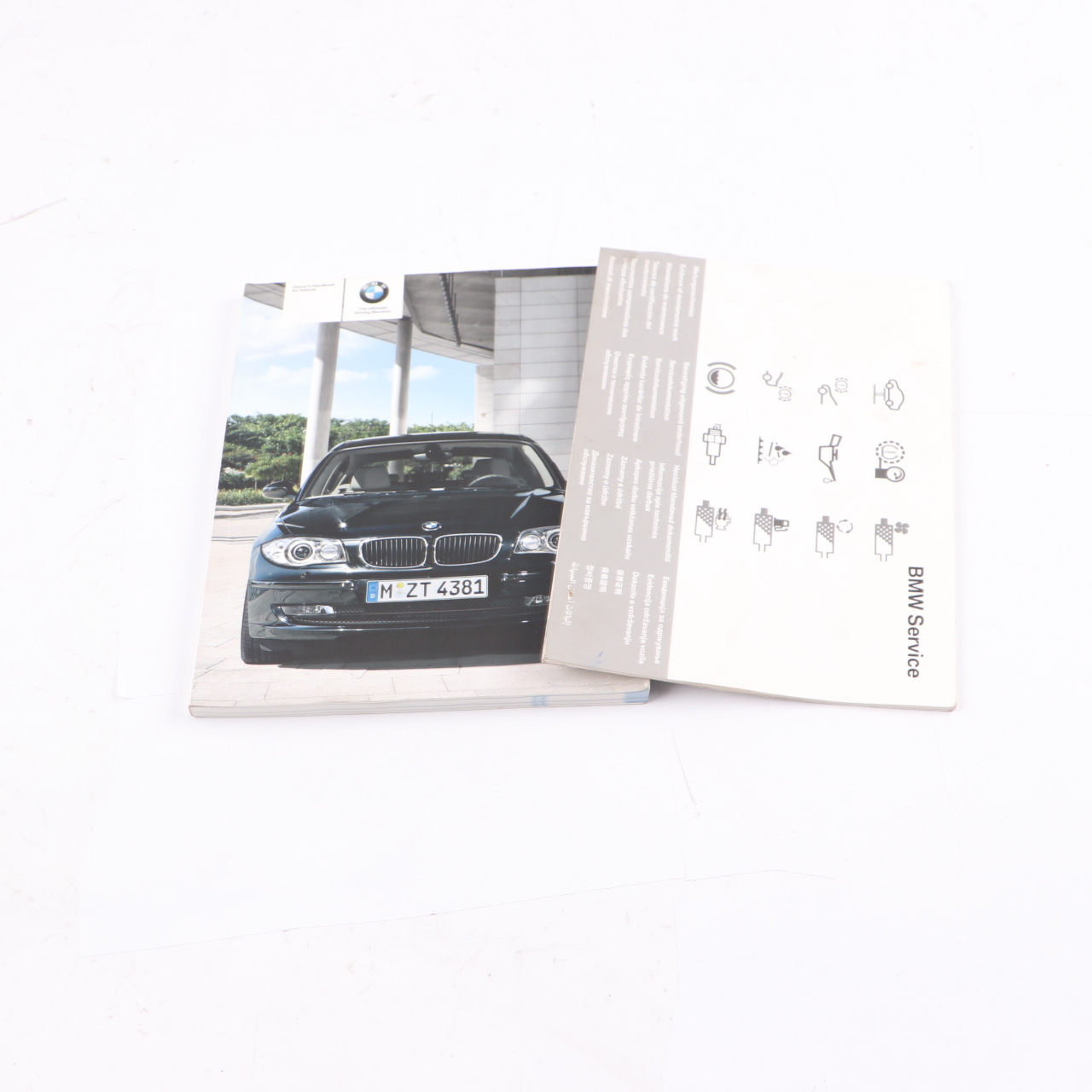 BMW E81 E87 LCI Owner's Handbook Service Booklet Case Wallet Set