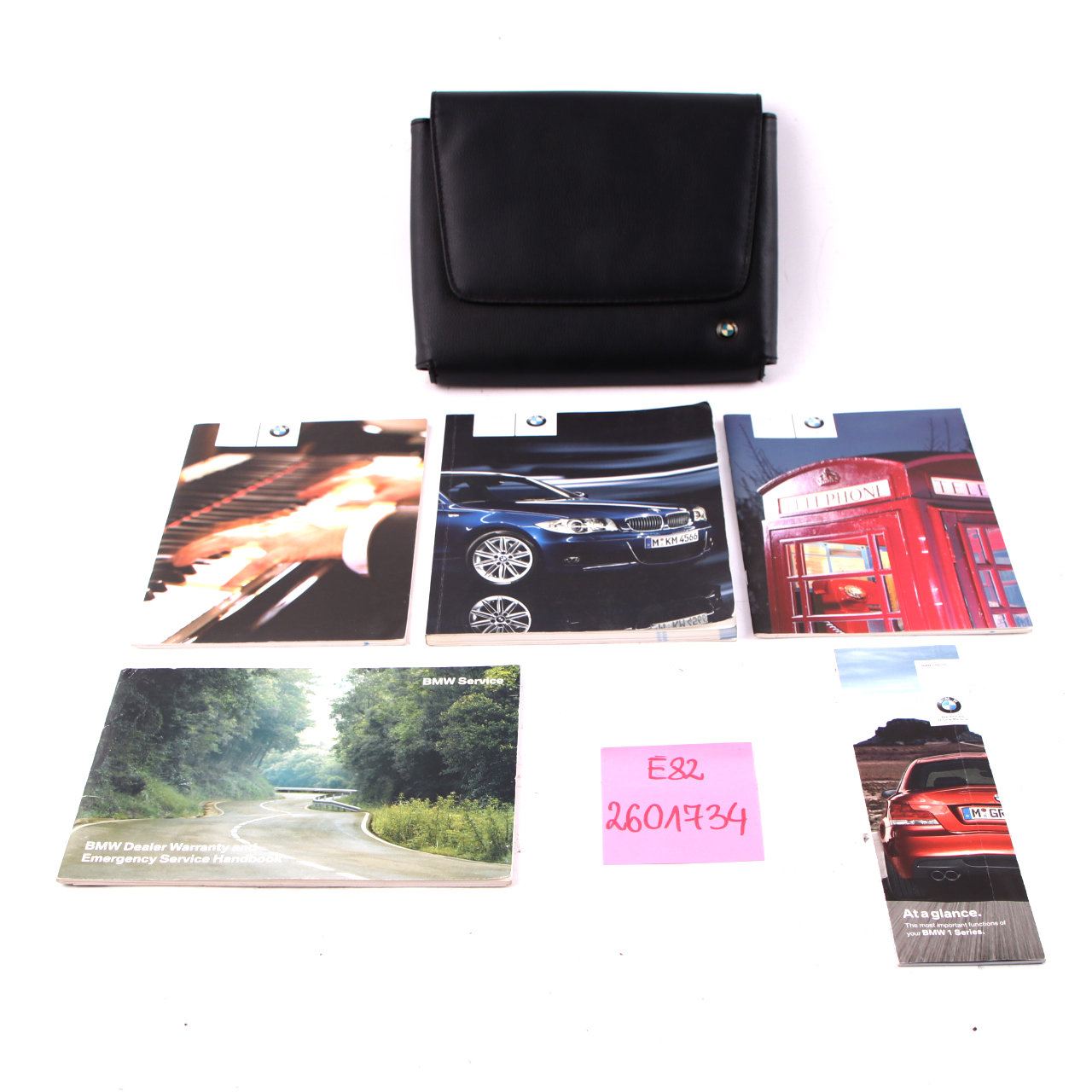 BMW 1 E82 E88 Service Booklet Owner's Handbook Pouch Case Wallet