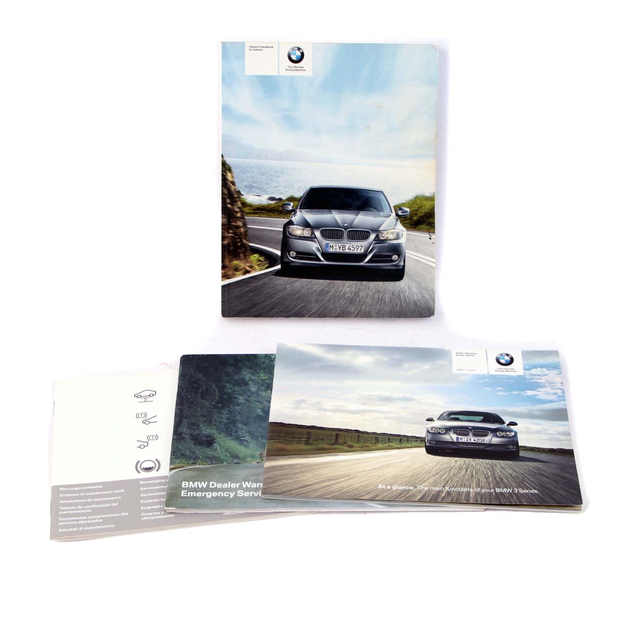 BMW 3 Series E90 E91 LCI Service Booklet Owner's Handbook Pouch Case