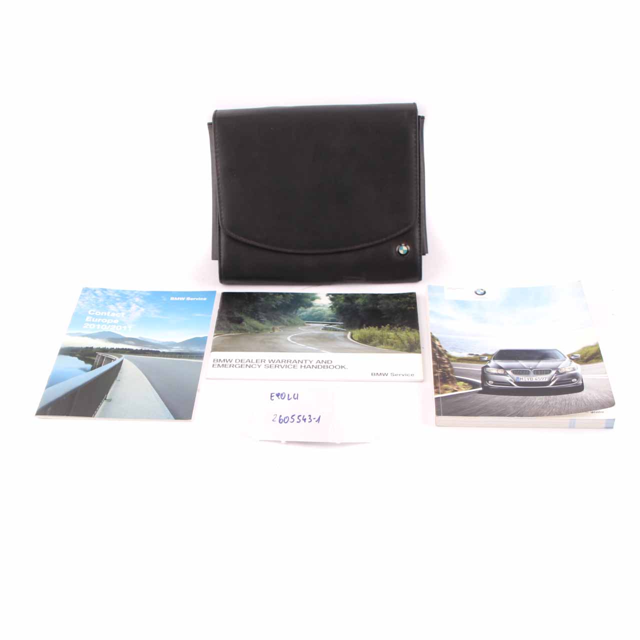 BMW E90 LCI Owner's Handbook E91 Instruction Manual Book Pouch Case Wallet Set