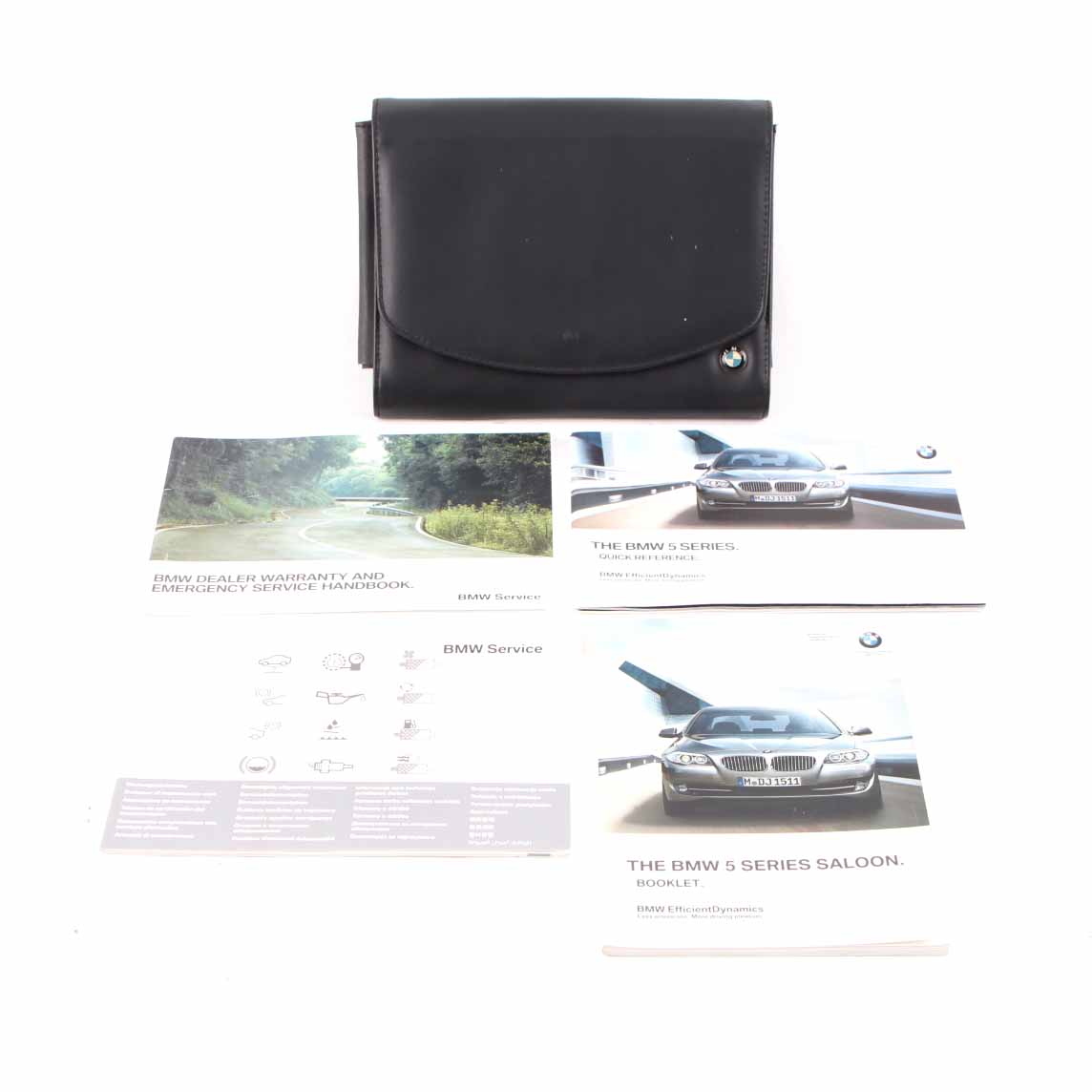 BMW F10 Owner's Handbook Instructions Pouch Case Wallet Set 2607882