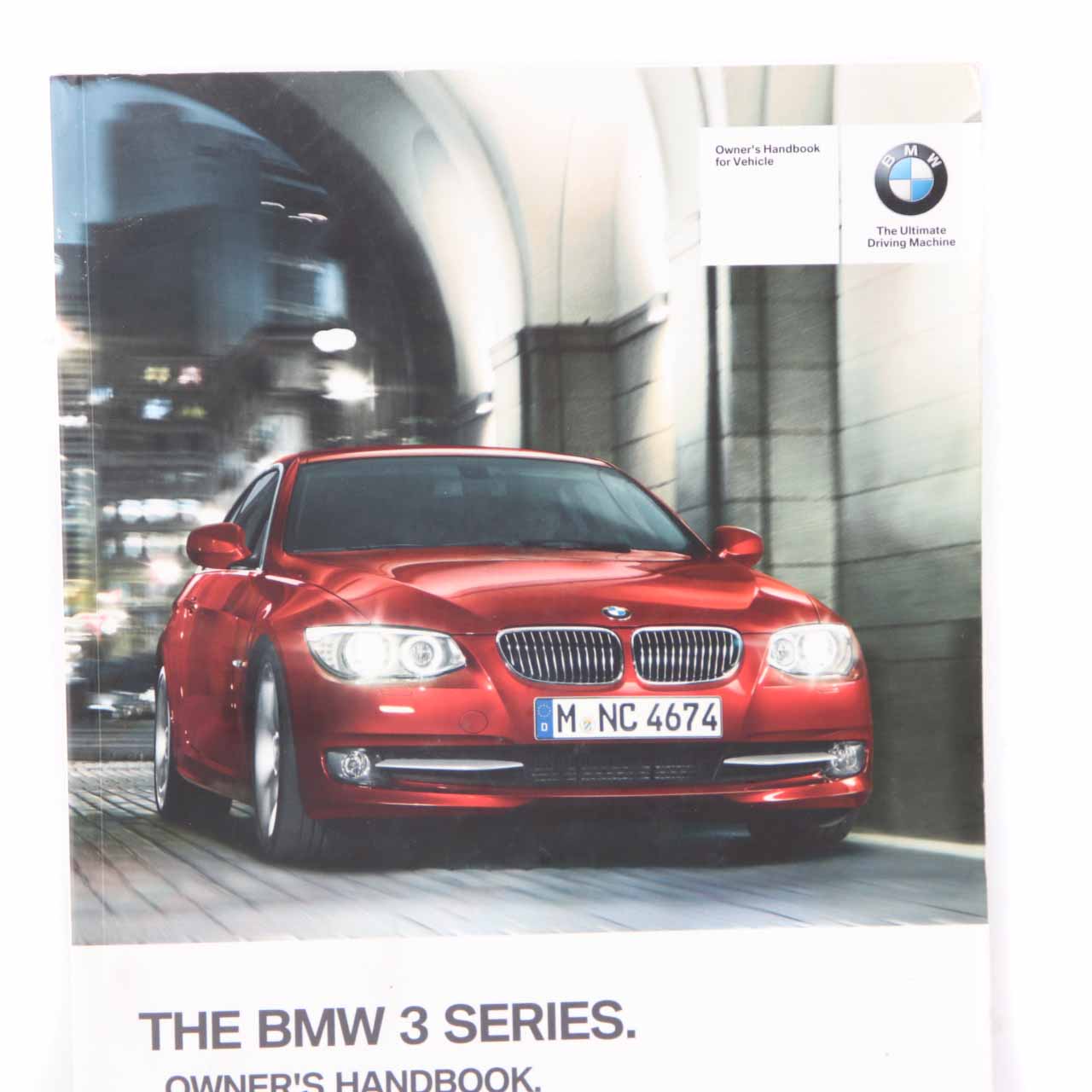 BMW E92 LCI Service Booklet Owner's Handbook Pouch Case Wallet Set