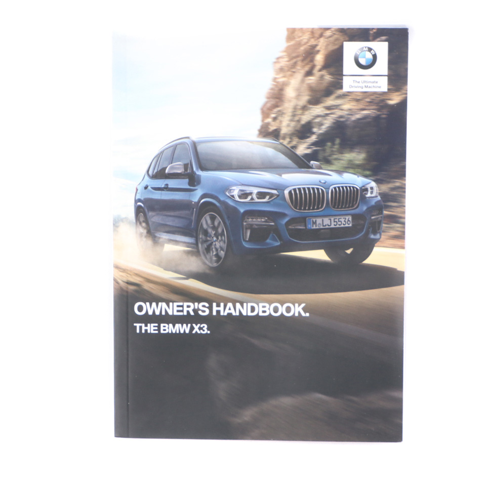 BMW X3 G01 Owner's Handbook Instruction Book Set Wallet Case Pouch 2720782