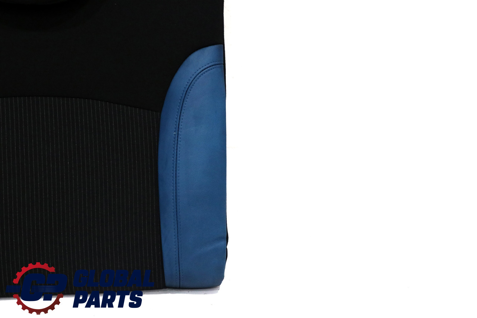 BMW Mini One Cooper  R55 R56 Rear Right O/S Seat Backrest Half Leather Blue