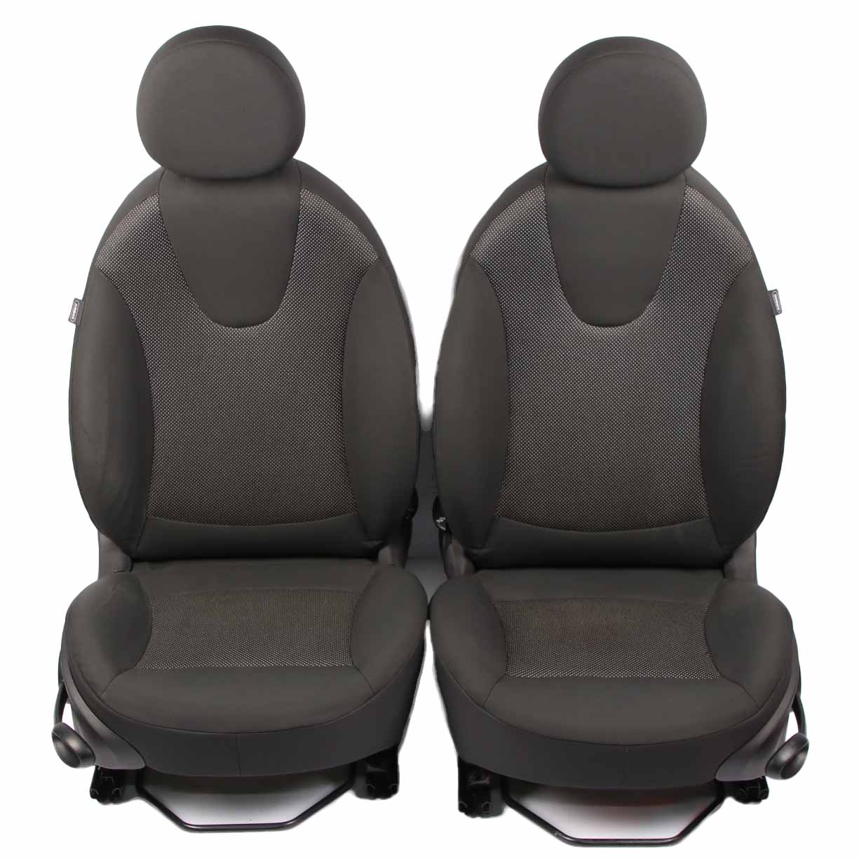 Seats Mini R57 Cooper Cloth Fabric Interior Set Front Rear Seat Carbon Black