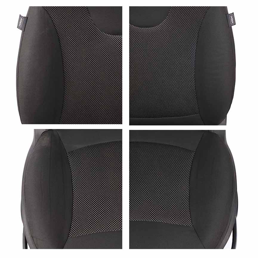 Seats Mini R56 Cooper Cloth Fabric Interior Set Front Rear Seat Carbon Black