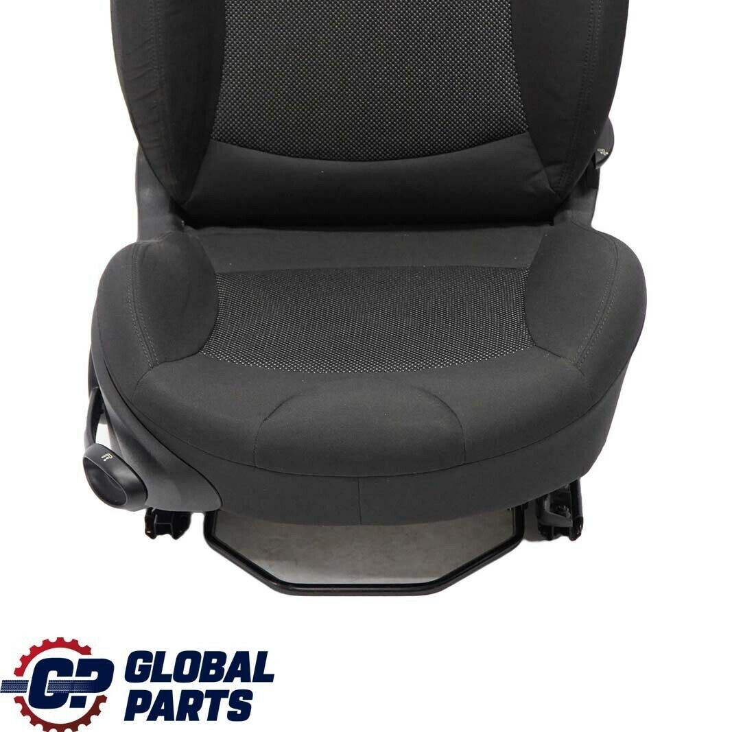 Mini Cooper One R55 R56 Sport Cloth Fabric Carbon Black Front Right Seat O/S