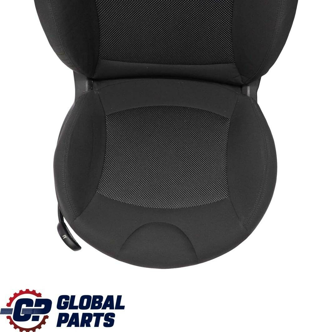 Mini Cooper One R55 R56 Sport Cloth Fabric Carbon Black Front Right Seat O/S