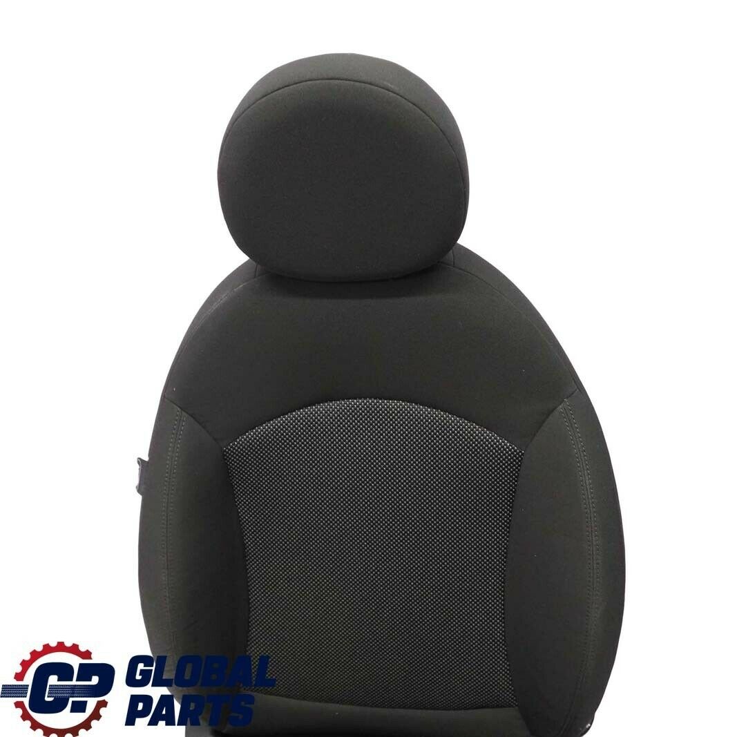 Mini Cooper One R55 R56 Sport Cloth Fabric Carbon Black Front Right Seat O/S