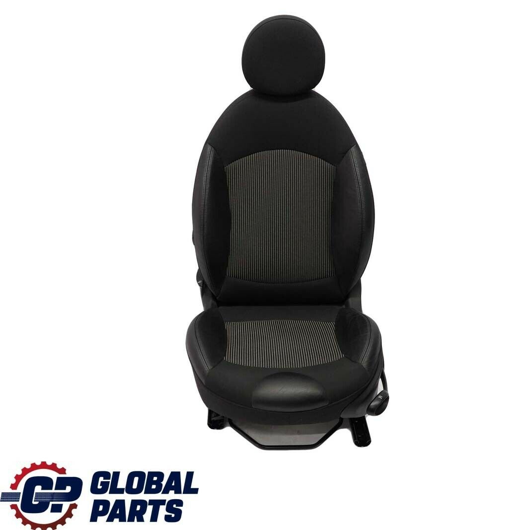 Mini Cooper R55 R56 R57 Sport Half Leather Black Interior Front Left Seat N/S