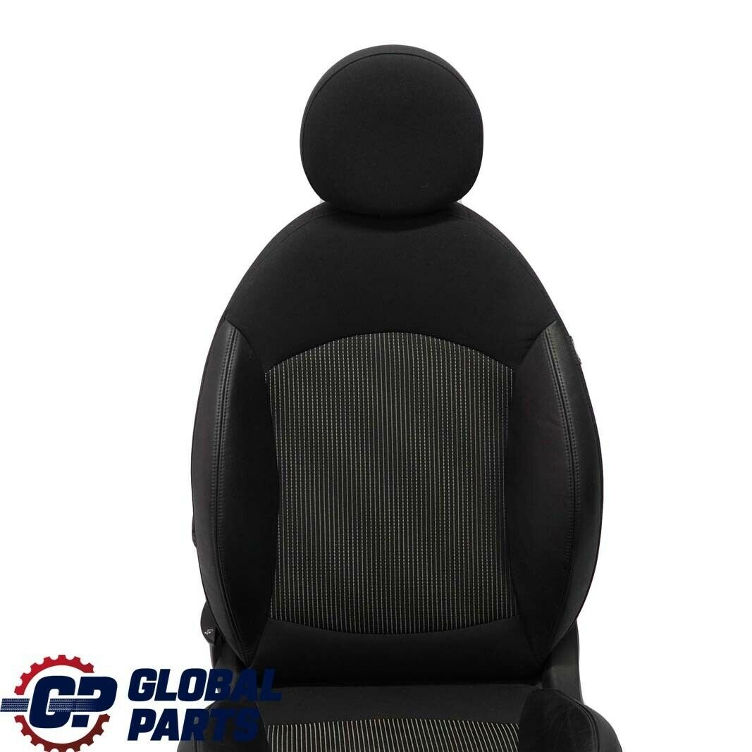 Mini Cooper R55 R56 R57 Sport Half Leather Black Interior Front Left Seat N/S