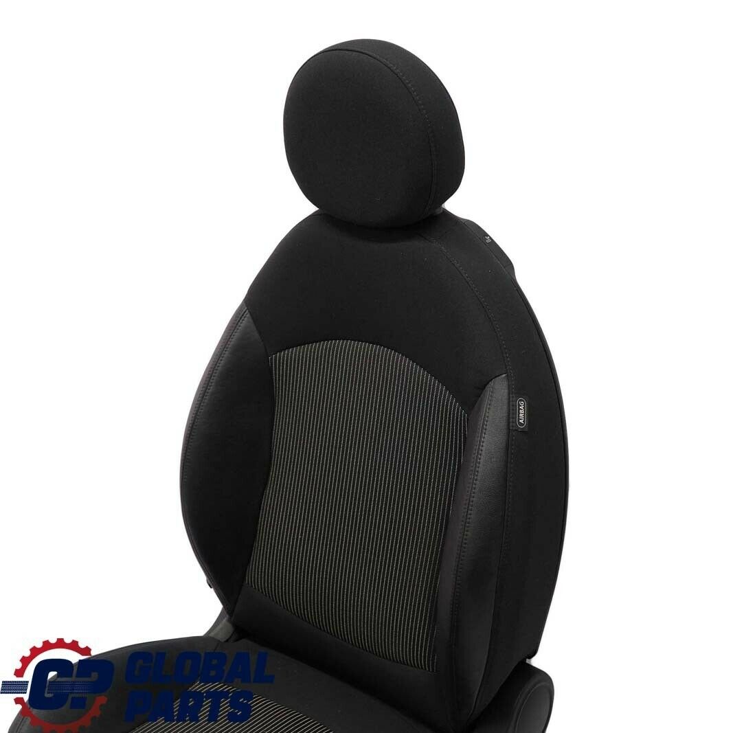 Mini Cooper R55 R56 R57 Sport Half Leather Black Interior Front Left Seat N/S