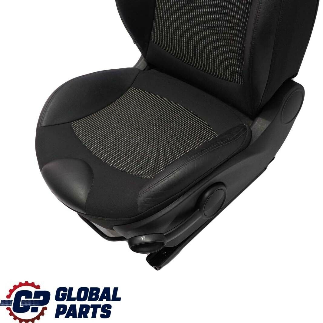 Mini Cooper R55 R56 R57 Sport Half Leather Black Interior Front Left Seat N/S