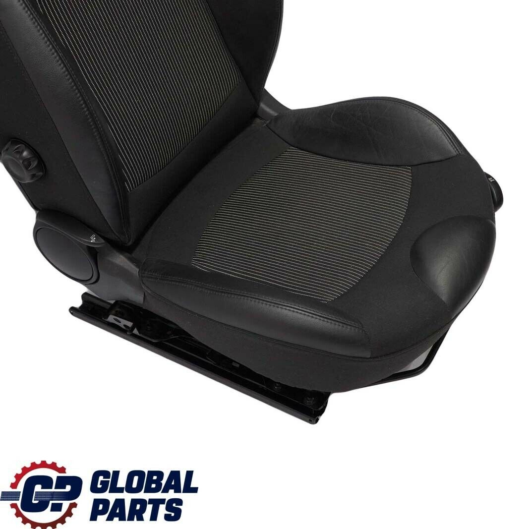 Mini Cooper R55 R56 R57 Sport Half Leather Black Interior Front Left Seat N/S